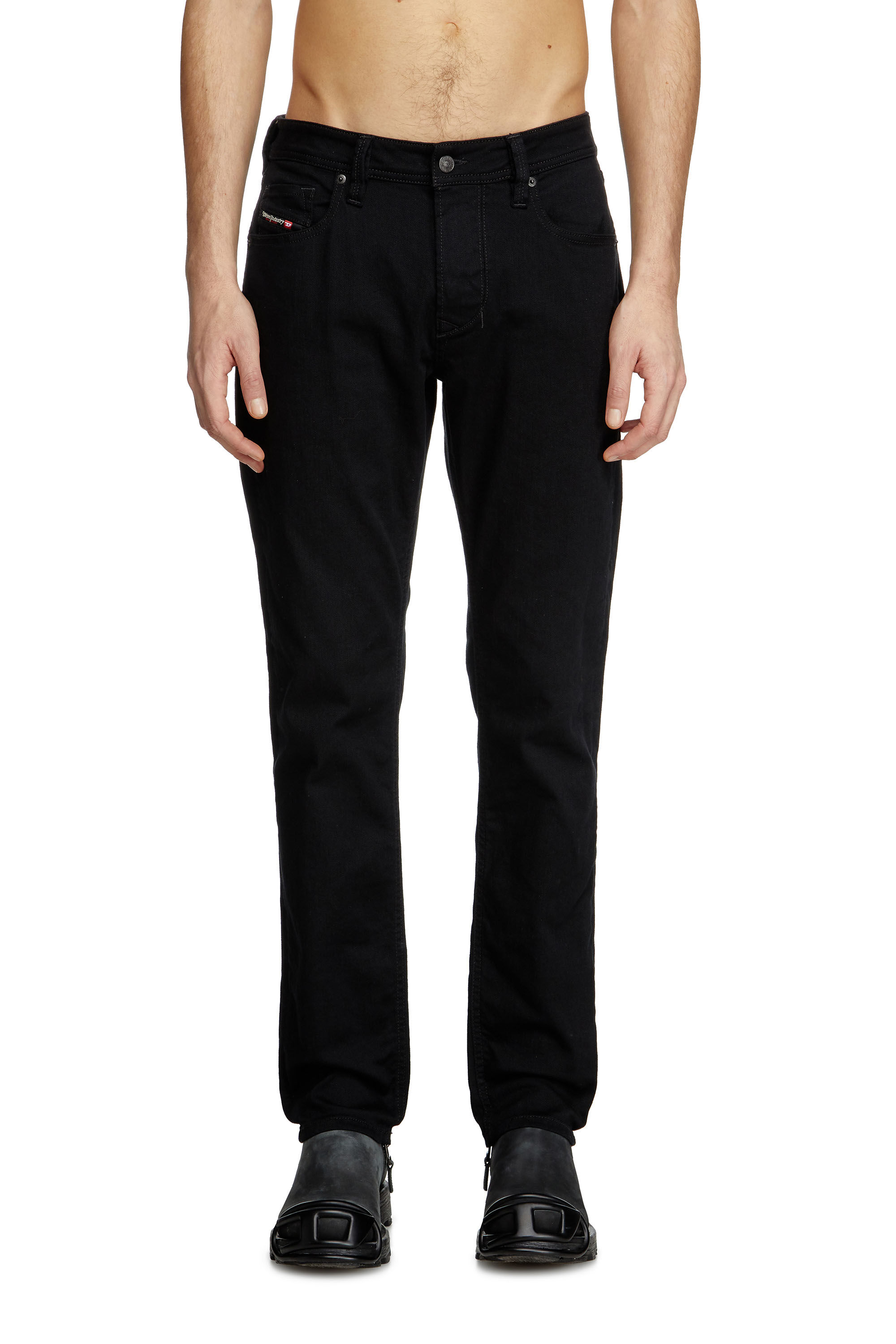 Larkee-Beex 0688H Men: Tapered Black/Dark grey Jeans | Diesel