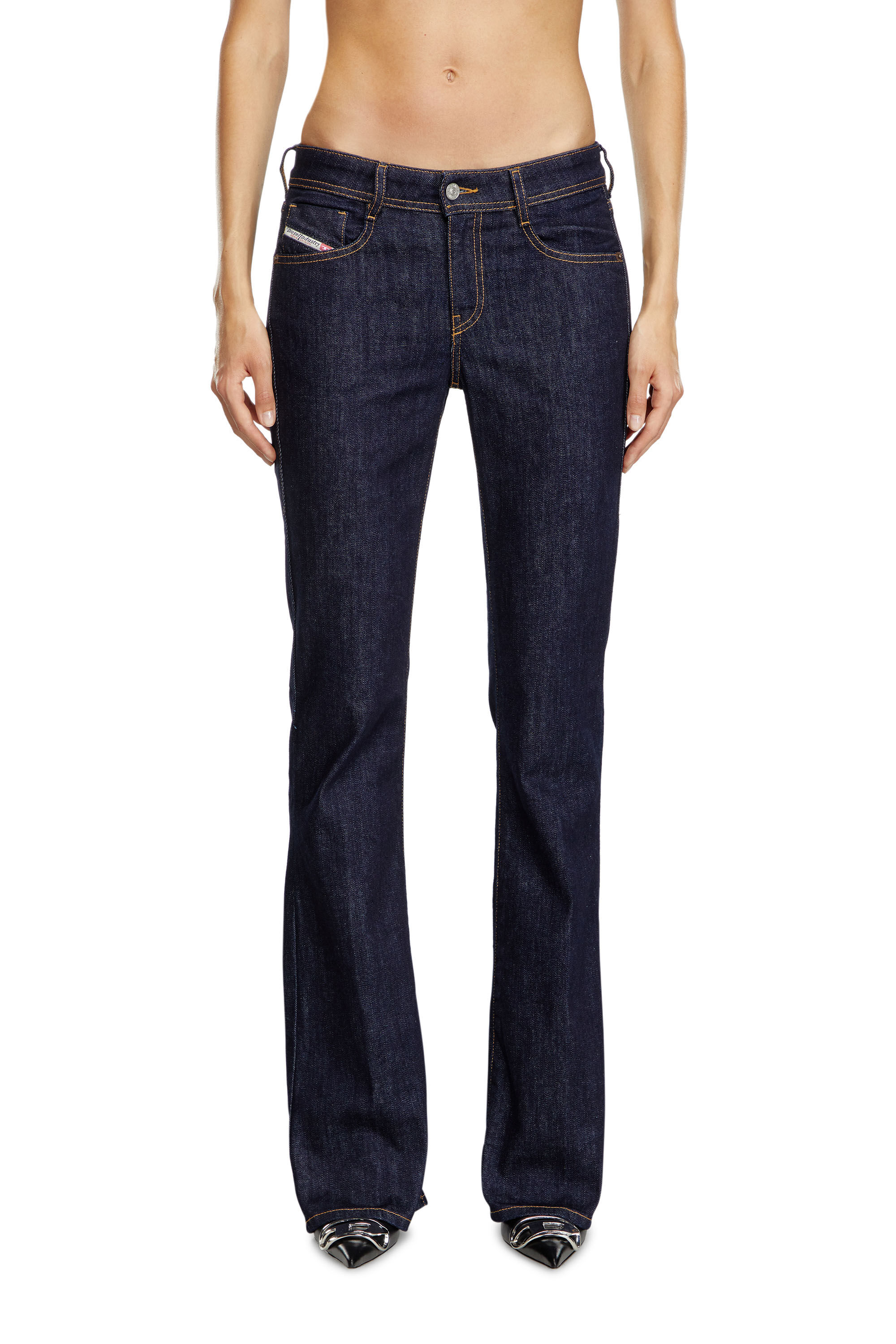 Diesel - Woman Bootcut and Flare Jeans 1969 D-Ebbey Z9B89, Dark Blue - Image 3