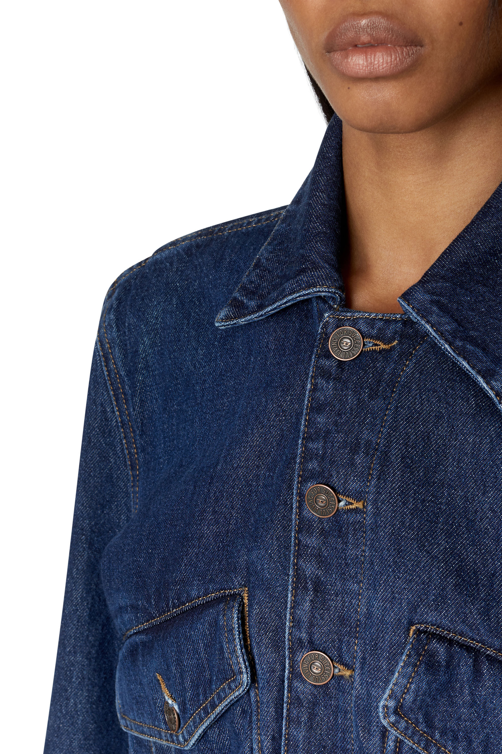 Diesel - DE-TRACY BOMBER JACKET, Dark Blue - Image 6