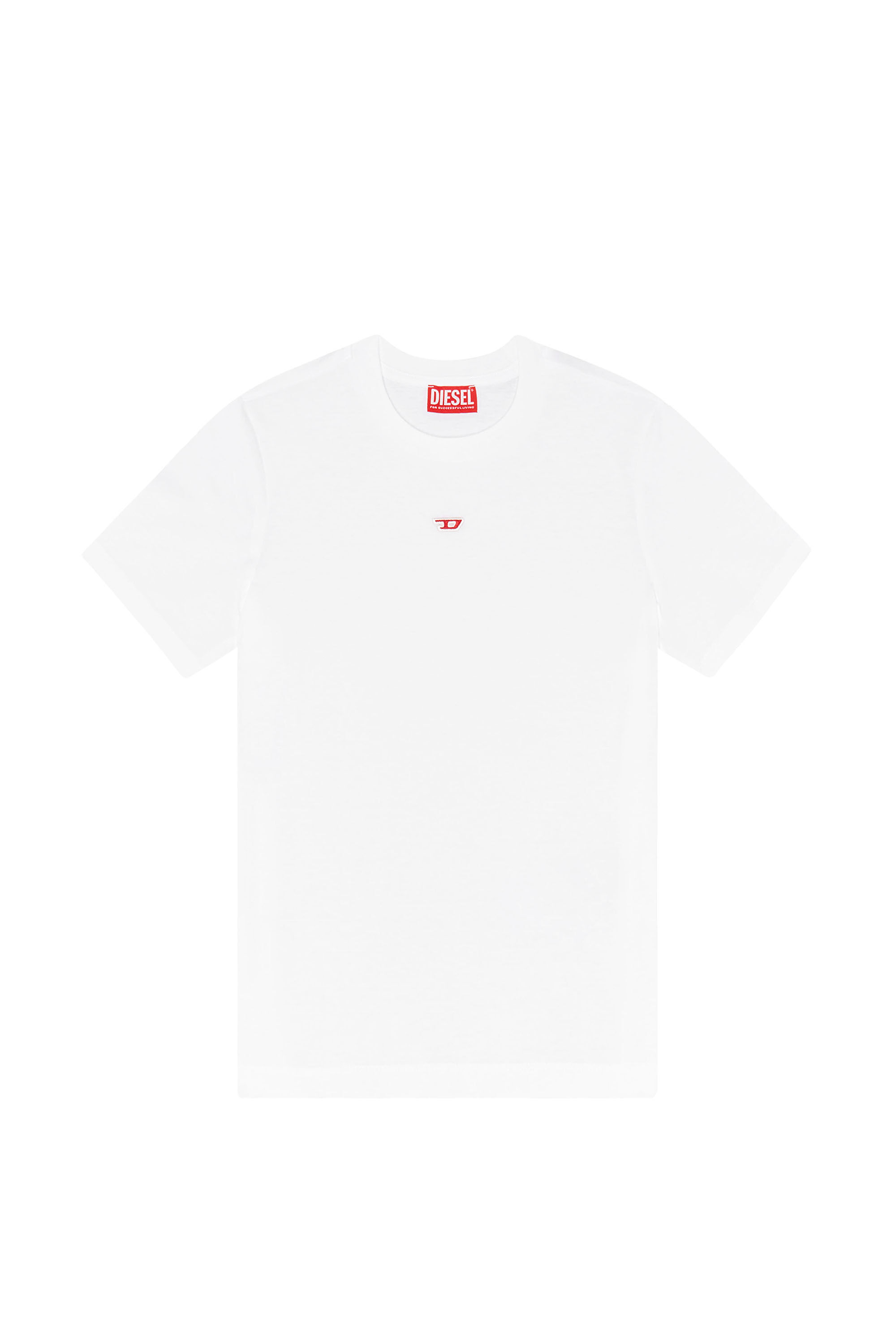 T-REG-D Woman: T-shirt with mini logo patch | Diesel