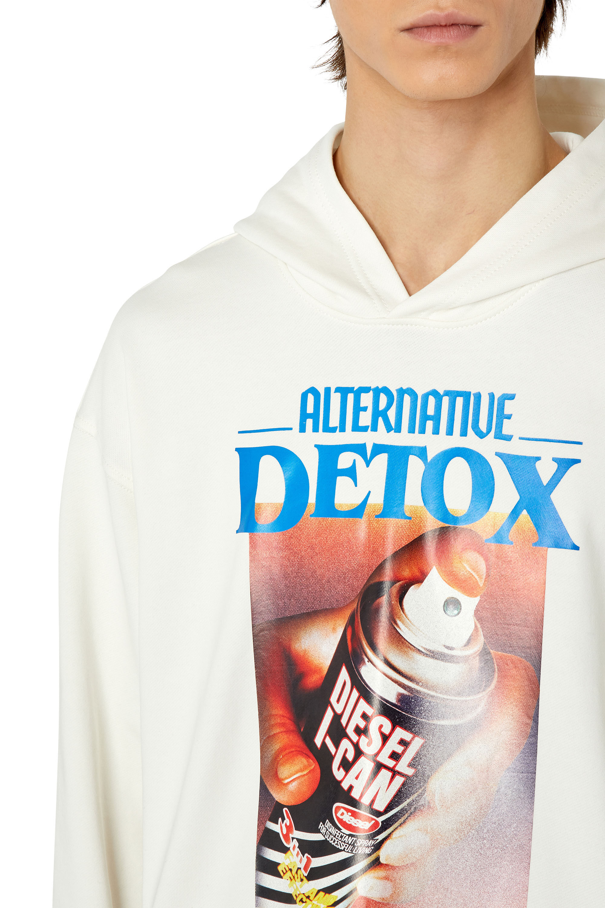 Diesel - S-MACSOUT-HOOD, White - Image 4