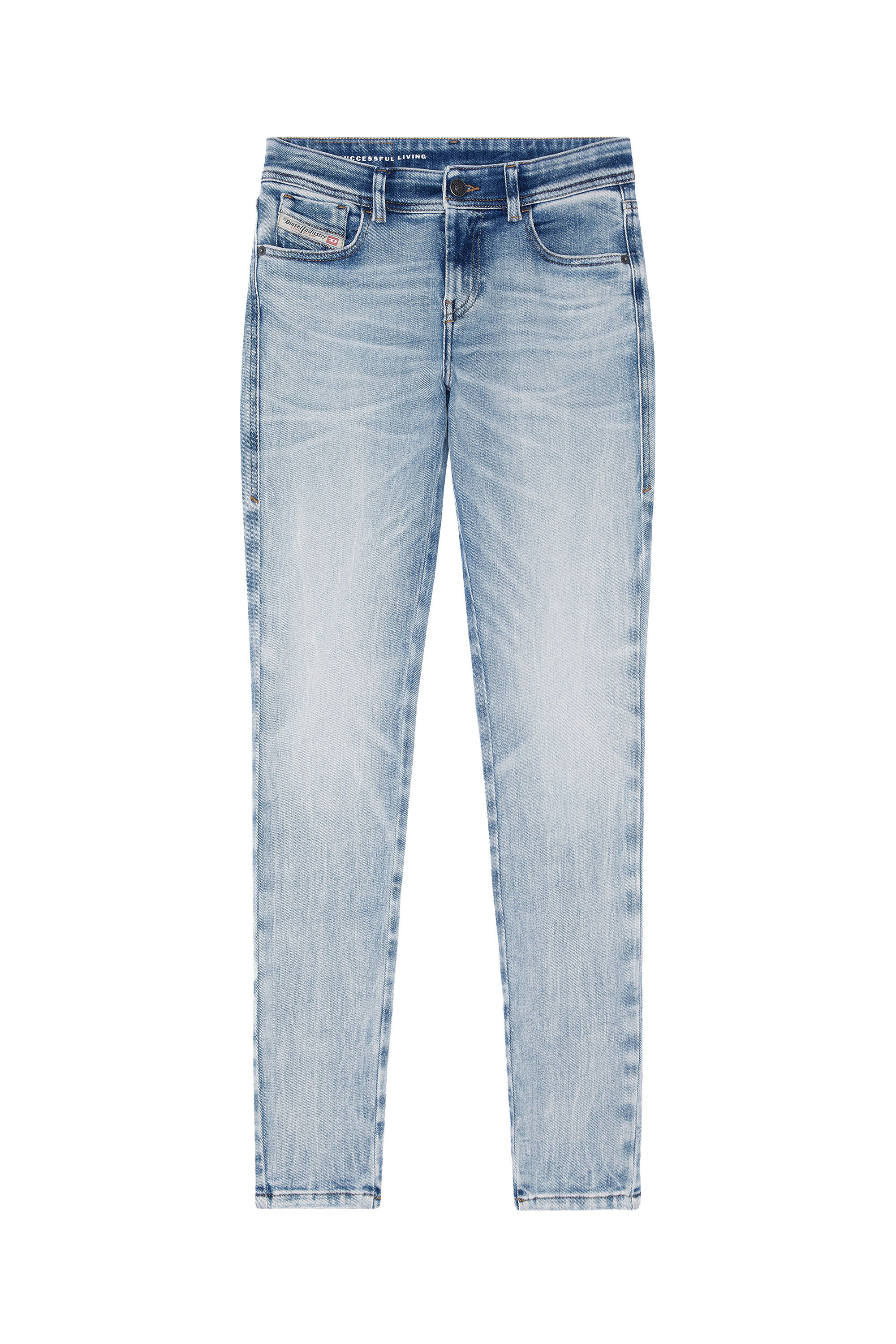 Diesel - Super skinny Jeans 2017 Slandy 09G18, Light Blue - Image 2