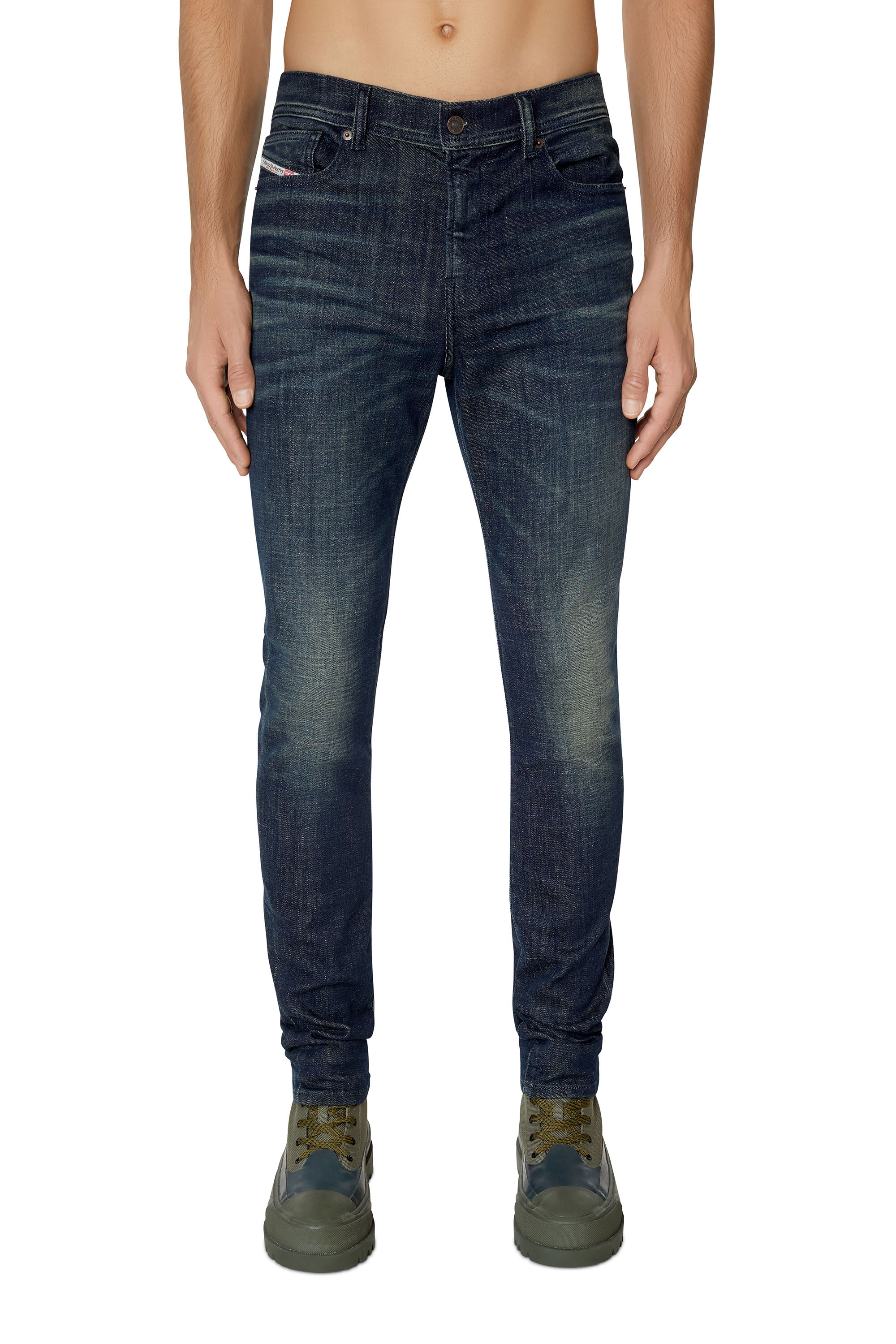 Diesel - 1983 D-Amny 09D90 Skinny Jeans, Dark Blue - Image 2