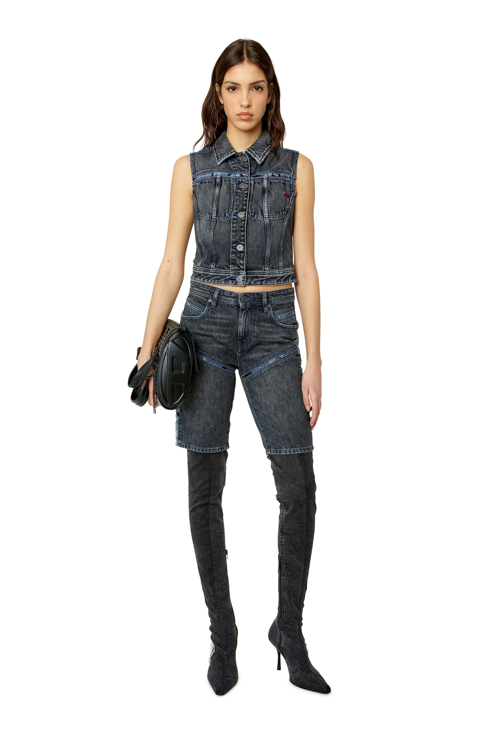 Diesel - DE-SLIMMY-SM-FSB, Black/Dark grey - Image 1