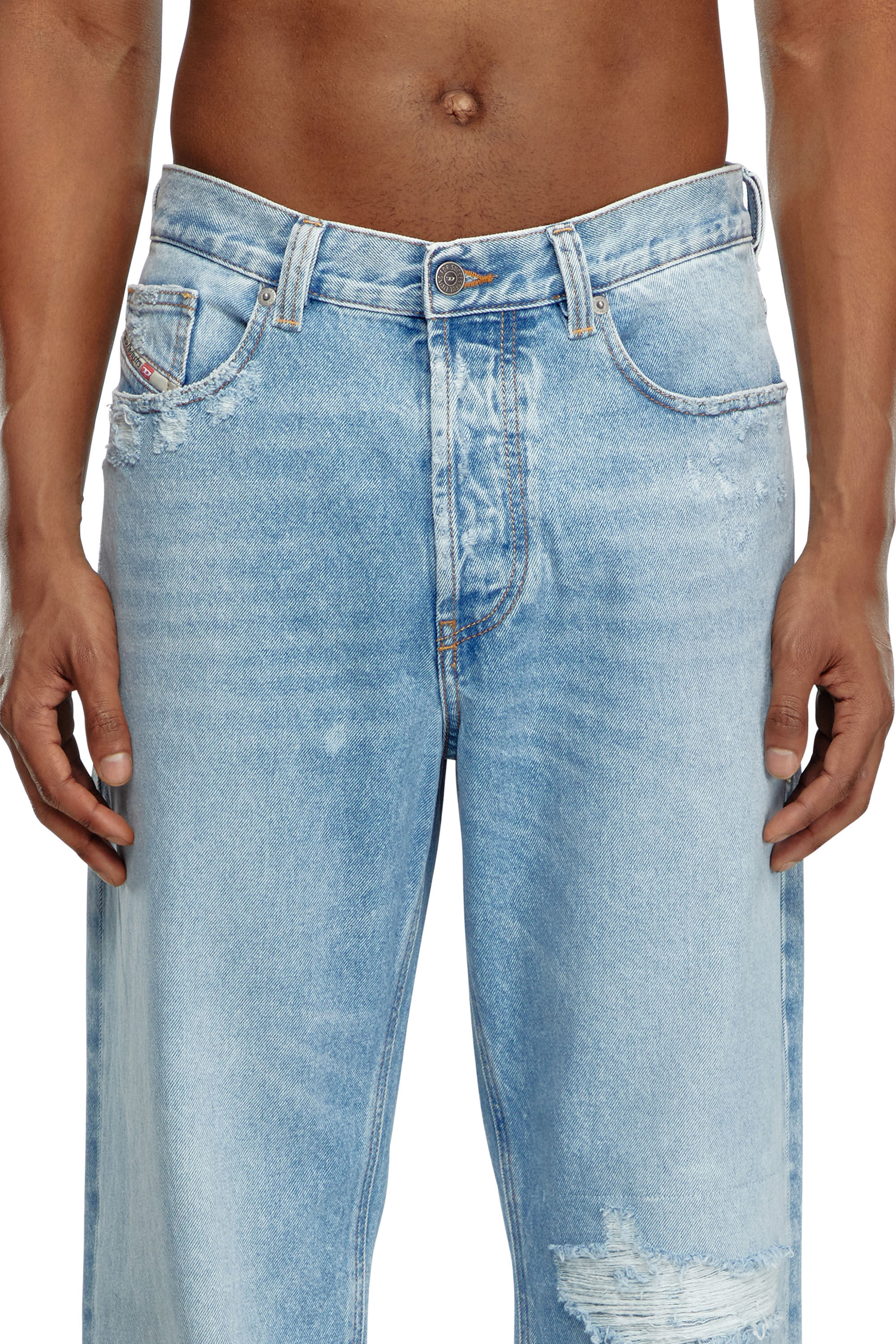 Diesel - Straight Jeans 2010 D-Macs 09J80, Light Blue - Image 5