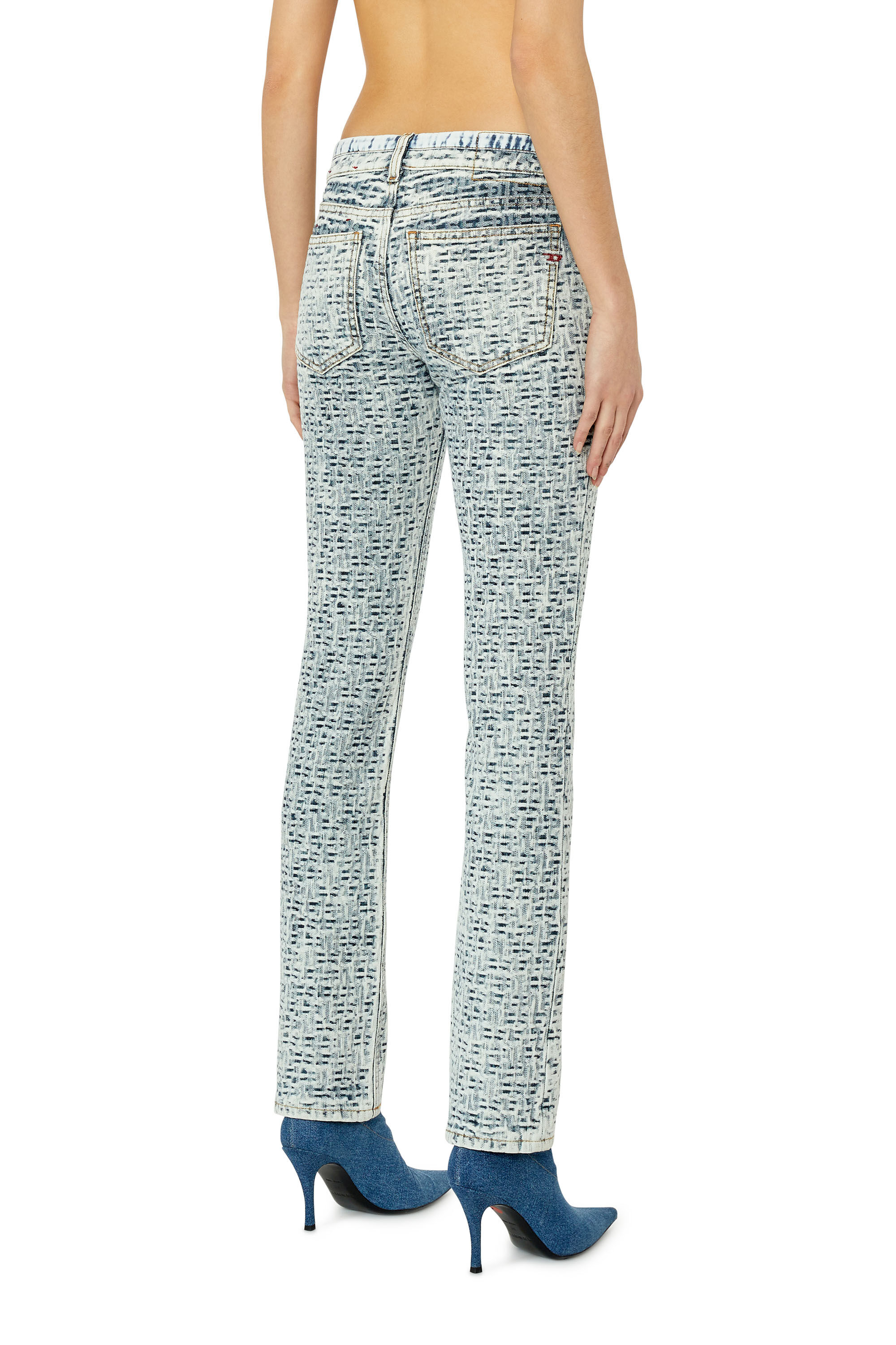 Diesel - 2002 0EMAA Straight Jeans, Light Blue - Image 4
