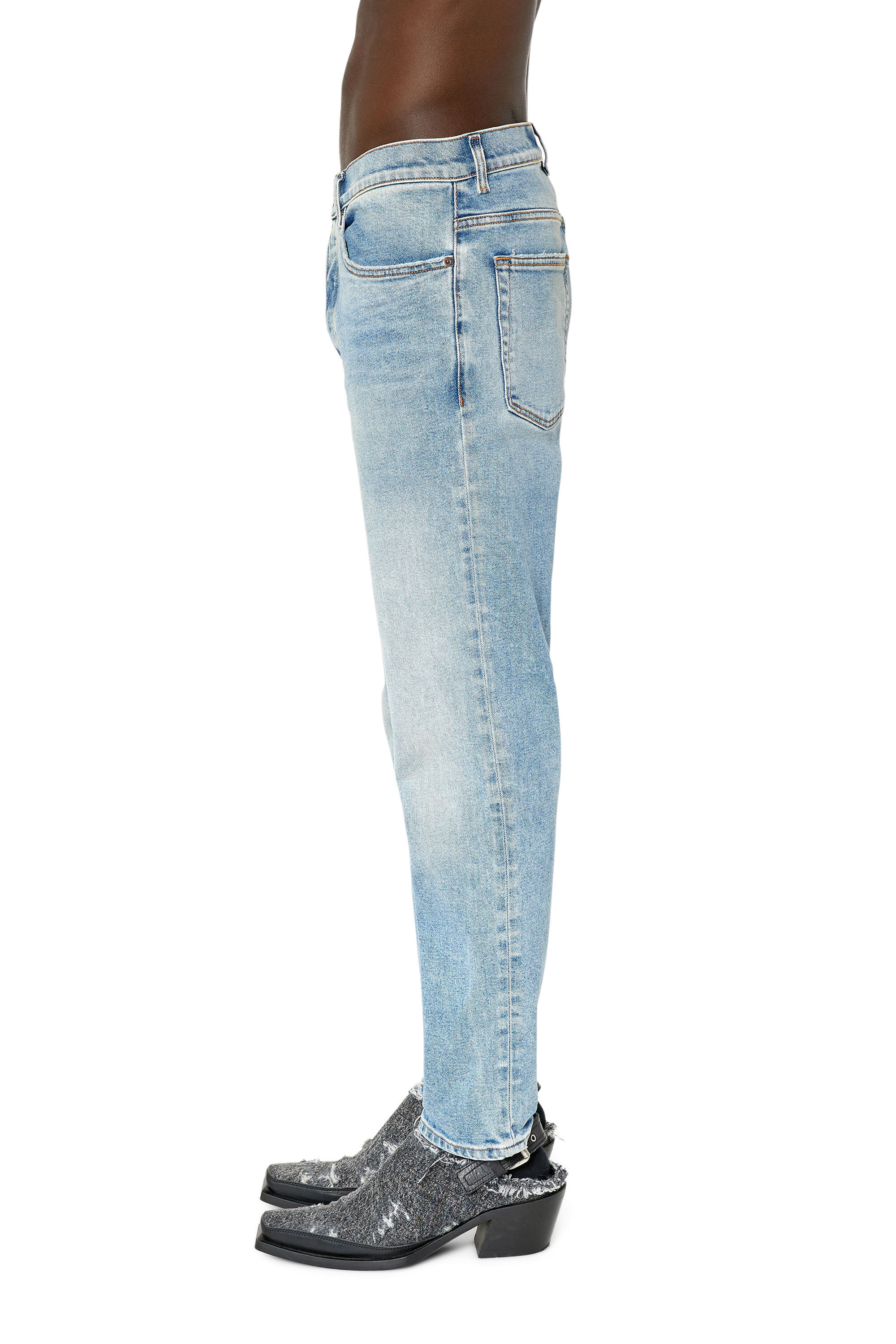 Diesel - Tapered Jeans 2005 D-Fining 09E86, Light Blue - Image 5