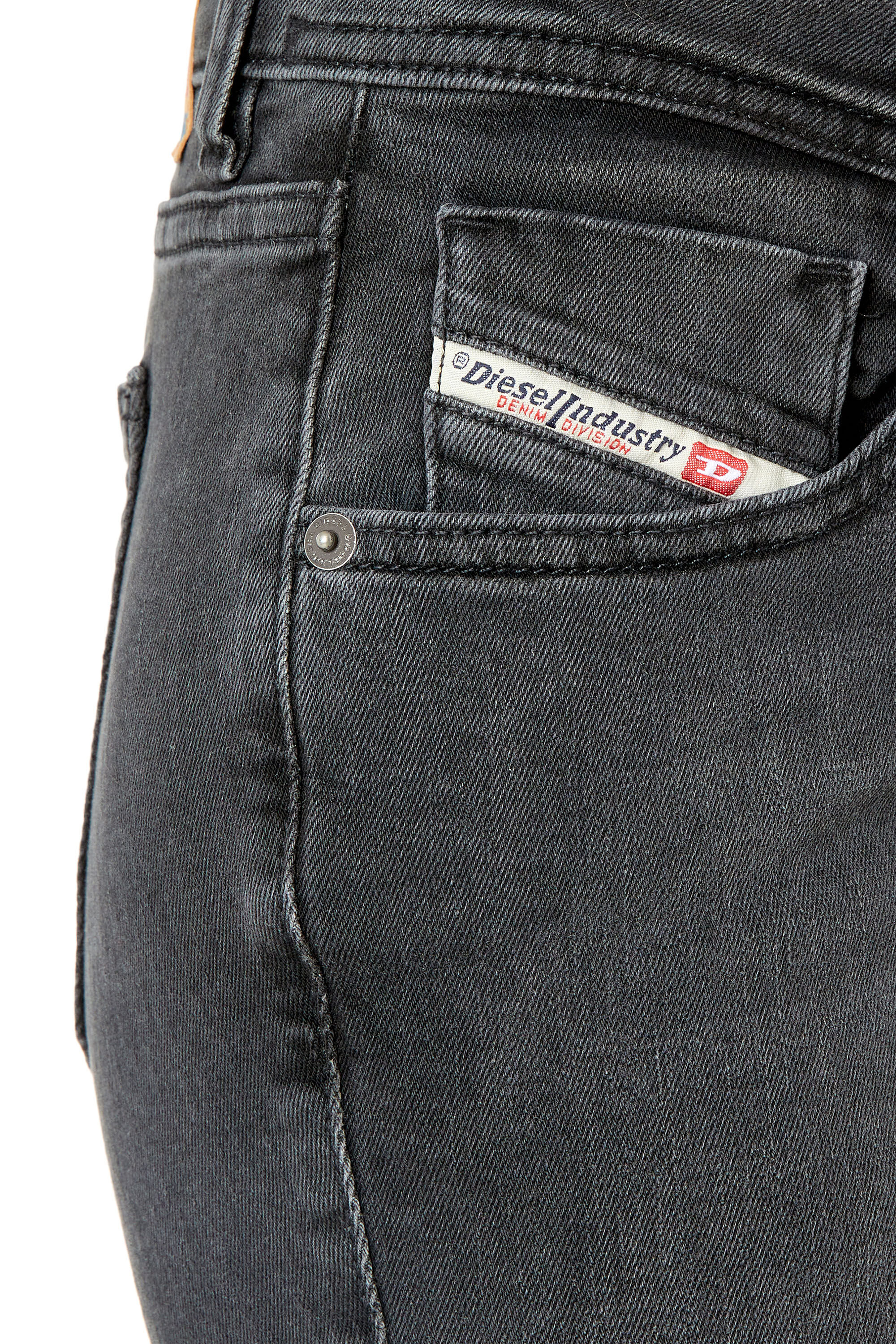 Diesel - 1969 D-Ebbey 0IHAV Bootcut and Flare Jeans, Black/Dark grey - Image 5