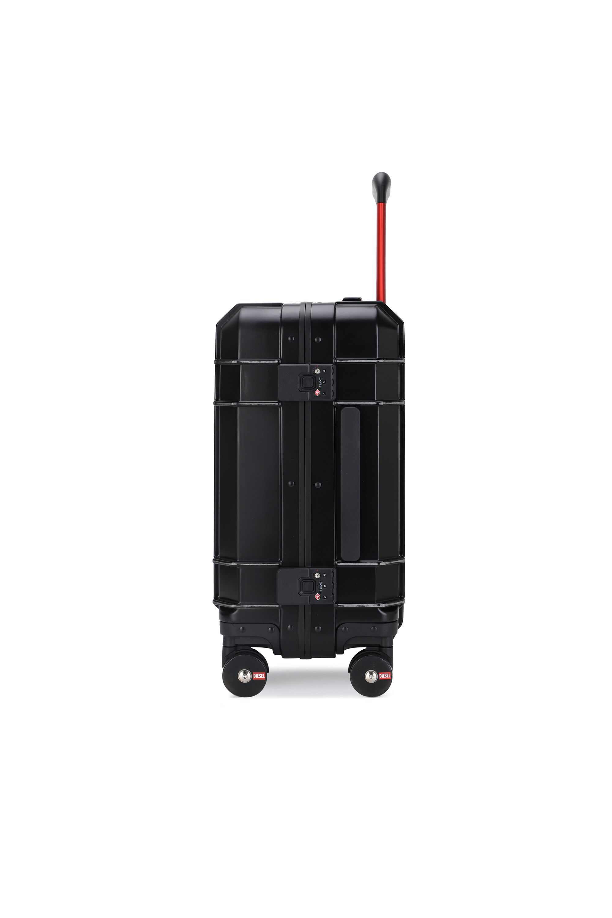 Diesel - DIESEL PC STRONG IMAGE TROLLEY- DSL003, Unisex's Rugged suitcase size S in Black - 4