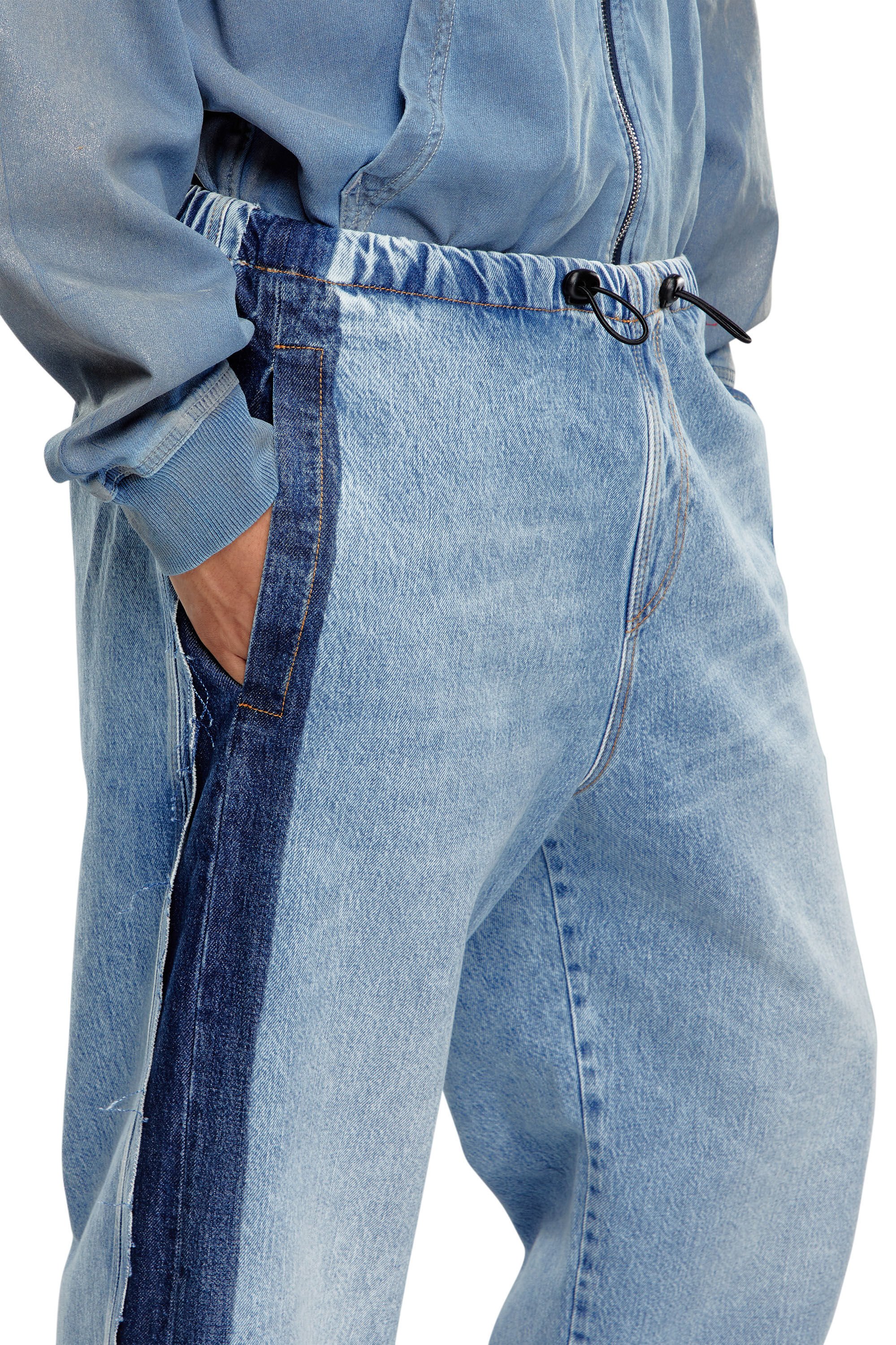 Diesel - Straight Jeans D-Martial 0GHAC, Light Blue - Image 5