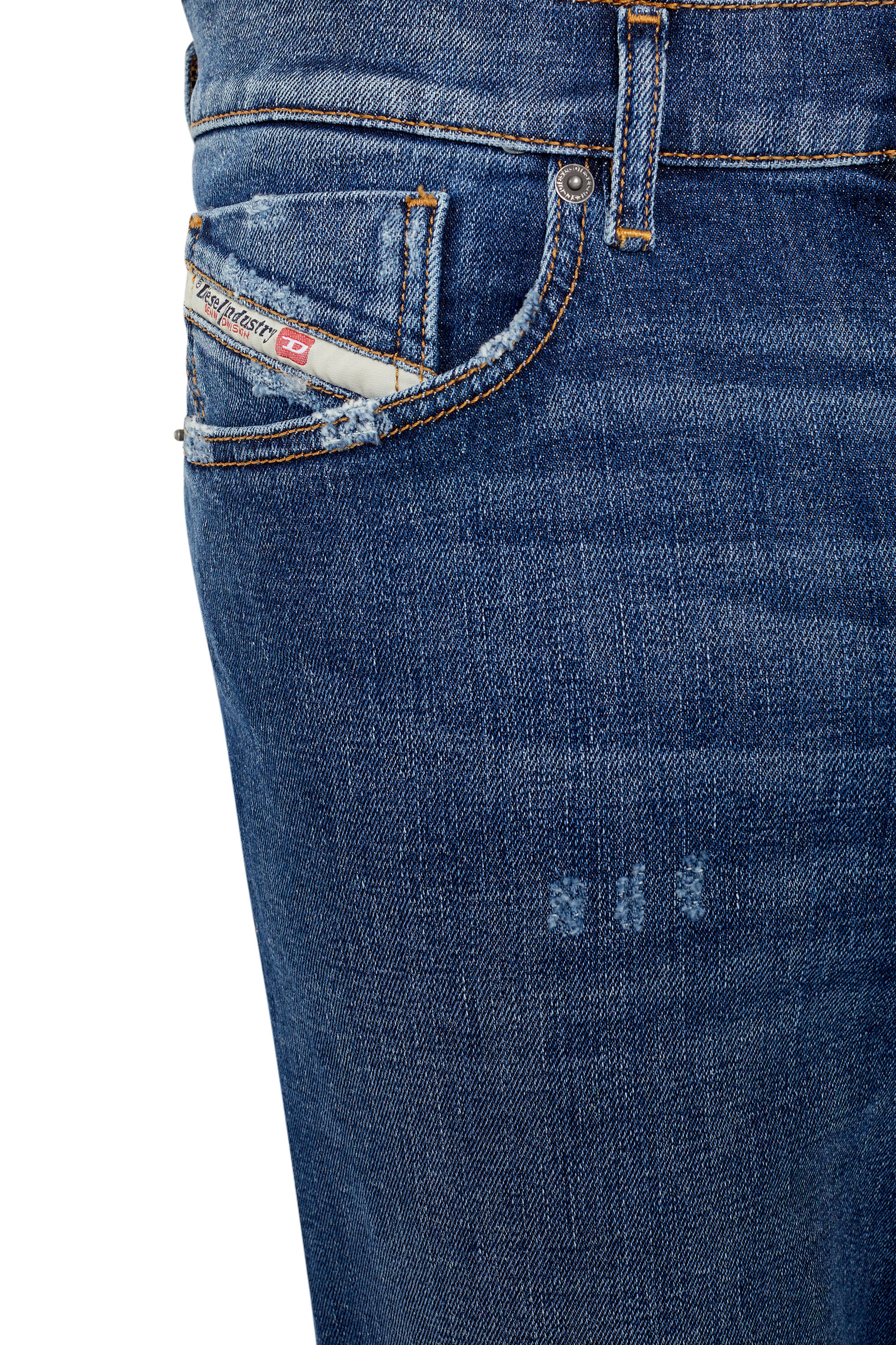 Diesel - Tapered Jeans 2005 D-Fining 09E45, Medium blue - Image 6