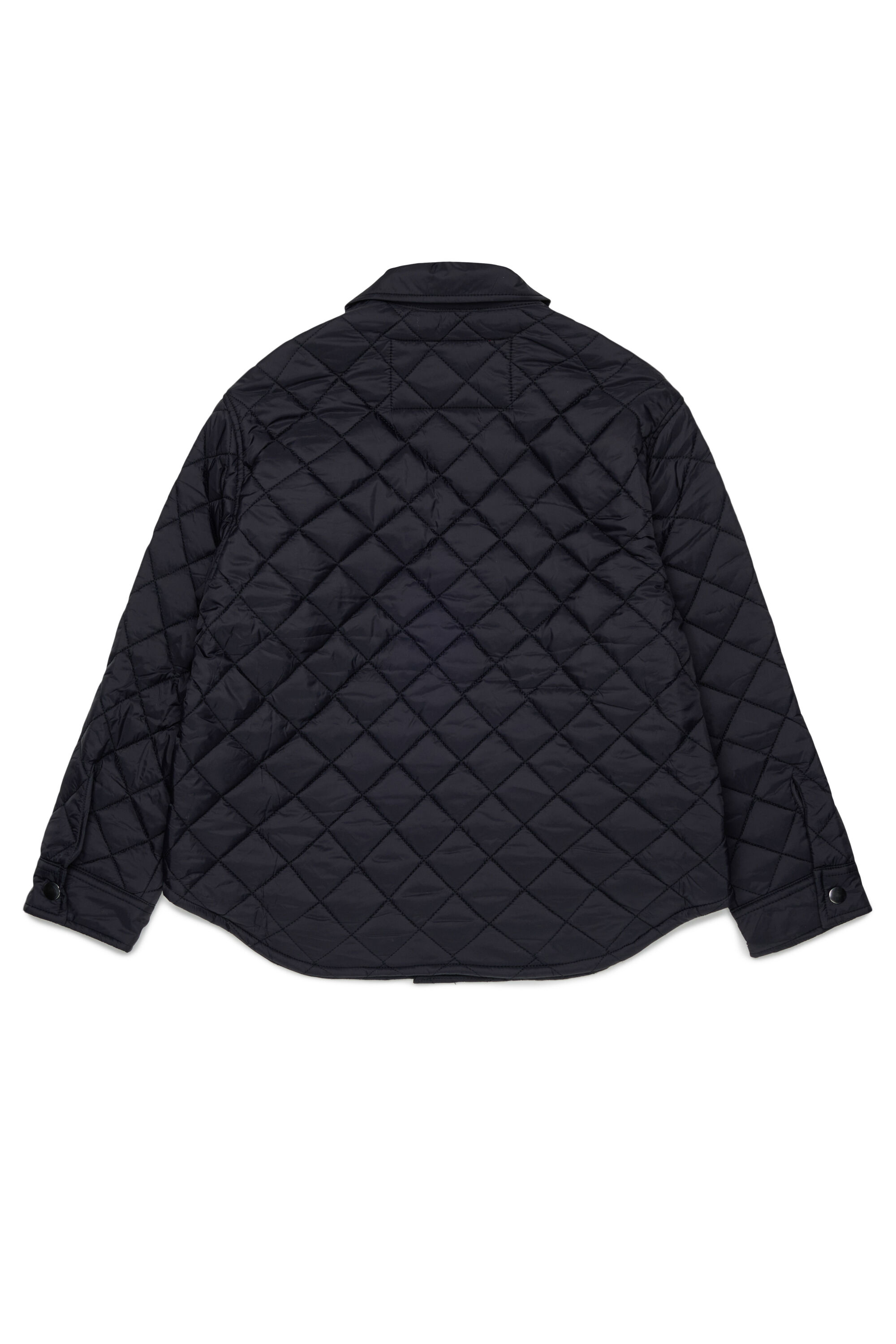 Diesel - JMONTY, Unisex's Shirt jacket in quilted nylon in Black - 2