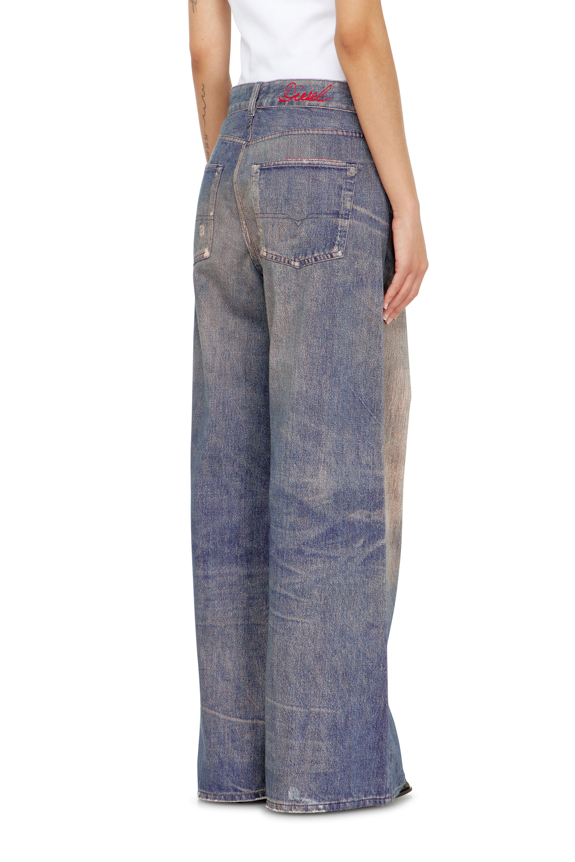 Diesel - Woman's Relaxed Jeans 1996 D-Sire 09P95, Dark Blue - 5