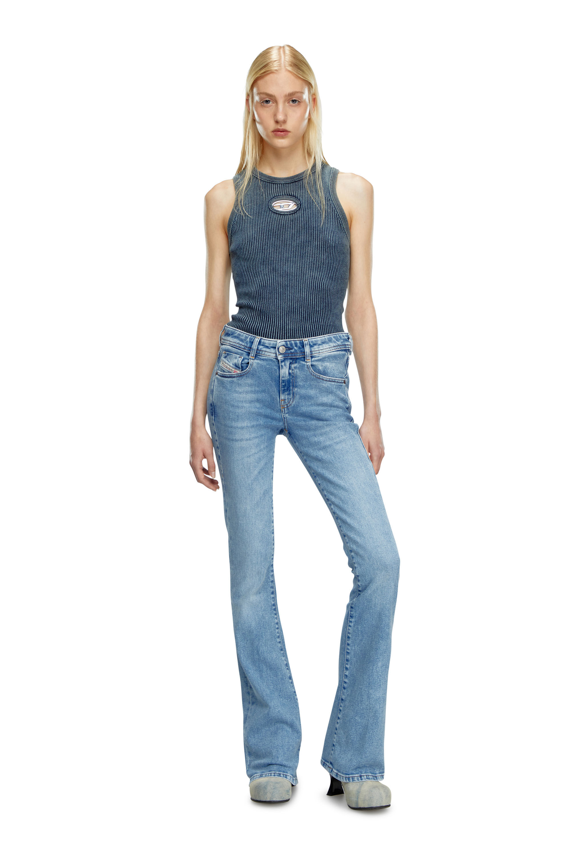 Jeans diesel vita online bassa