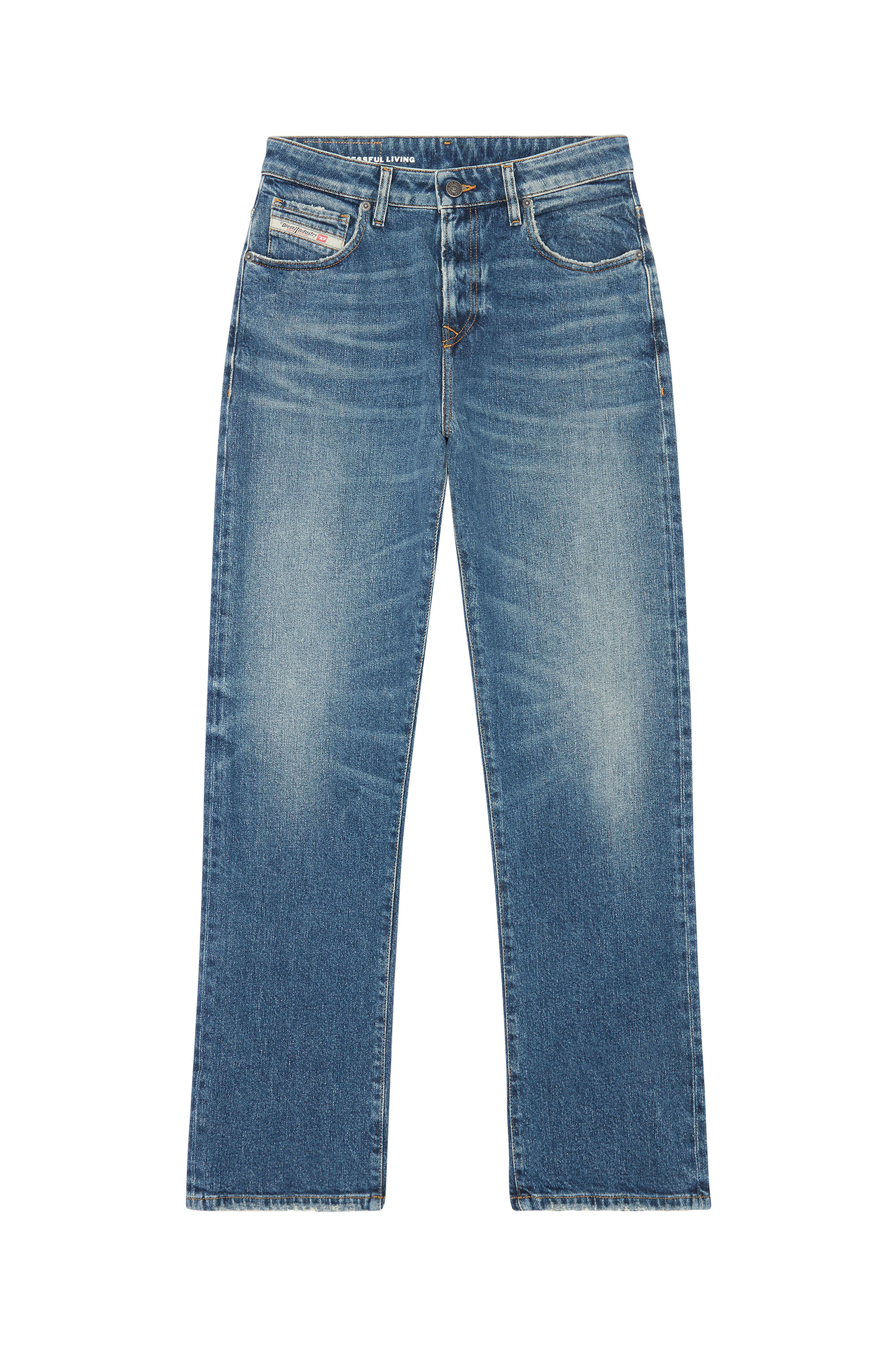 Diesel - Woman's Straight Jeans 1999 D-Reggy 007L1, Medium blue - 2