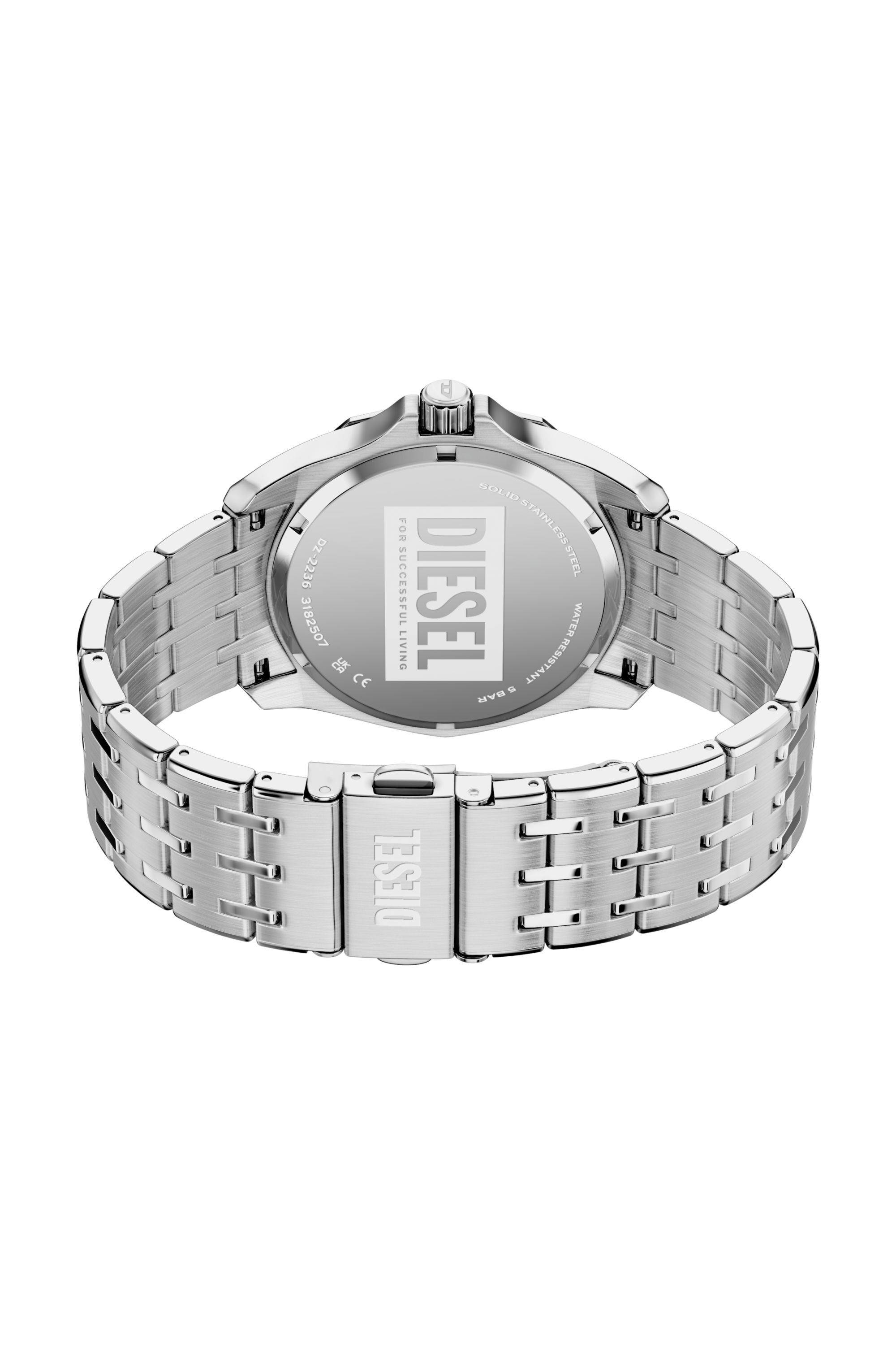 Diesel - DZ2236 WATCH, Man's Stinger stainless steel watch in Silver - 5