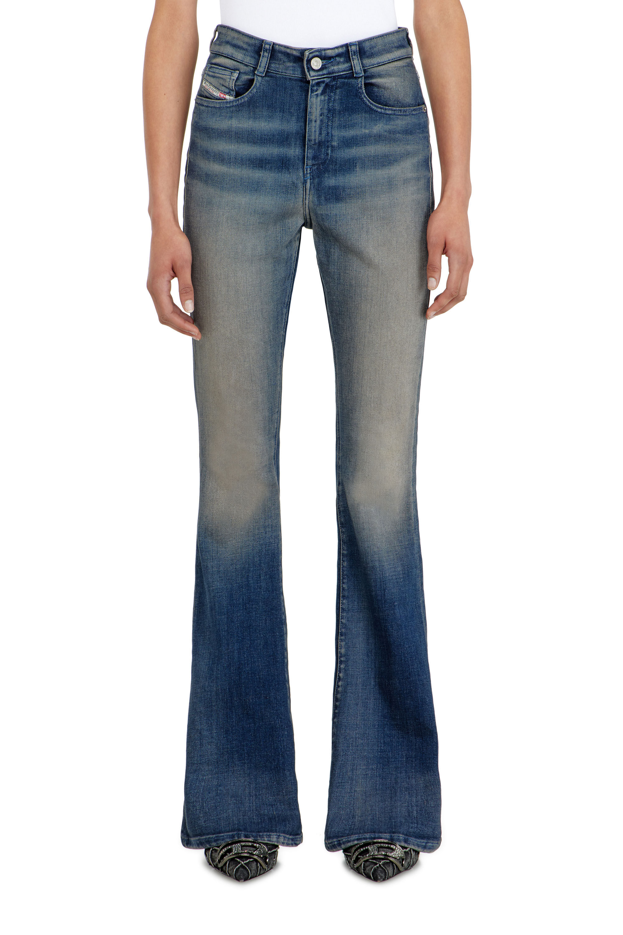 Diesel - Woman's Bootcut Jeans 1973 D-Partt 09P67, Dark Blue - 4