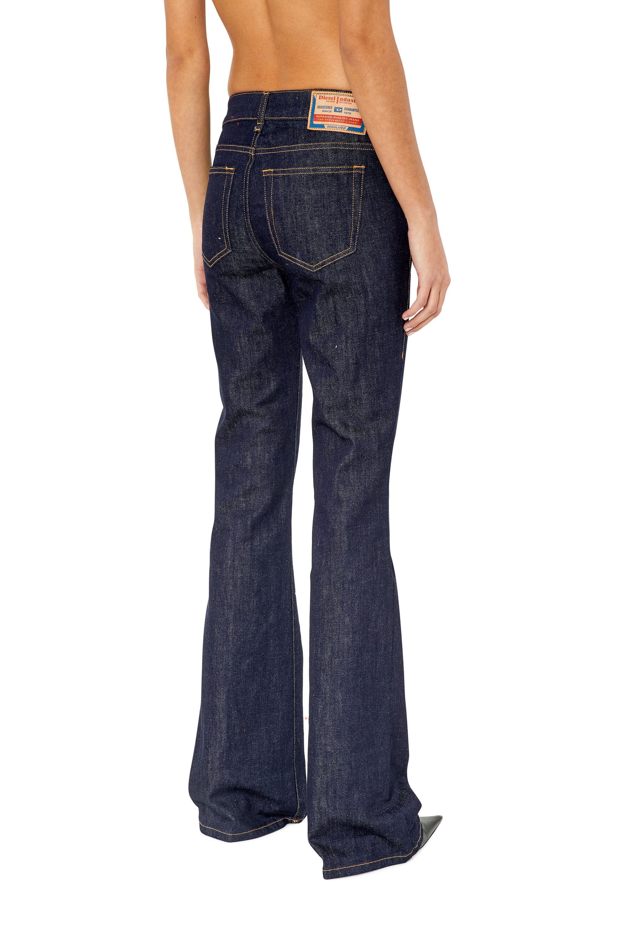 Diesel - 1969 D-EBBEY Z9B89 Bootcut and Flare Jeans, Dark Blue - Image 4