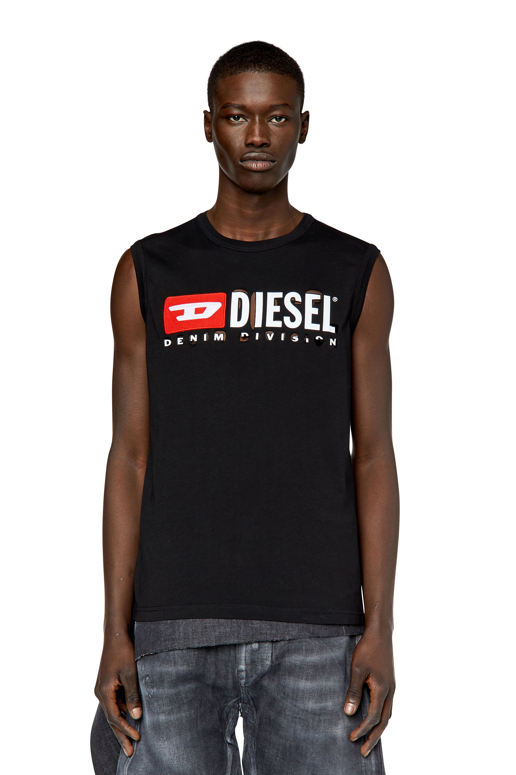 Diesel - T-BISCO-DIVSTROYED, Black - Image 3