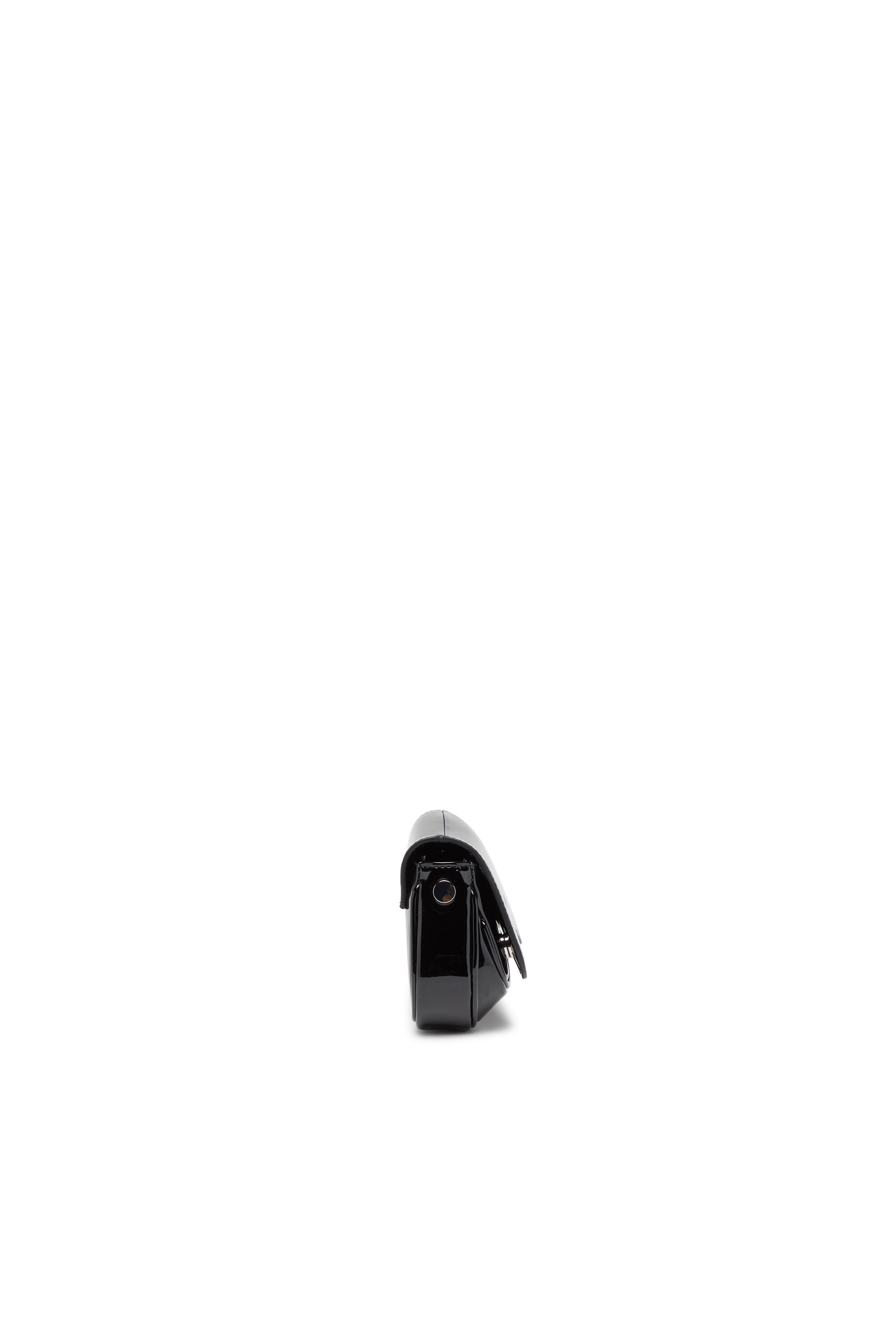 Diesel - PLAY CROSSBODY XS, Woman's Play-Small crossbody bag  in glossy PU in Black/Flash mirror - 4