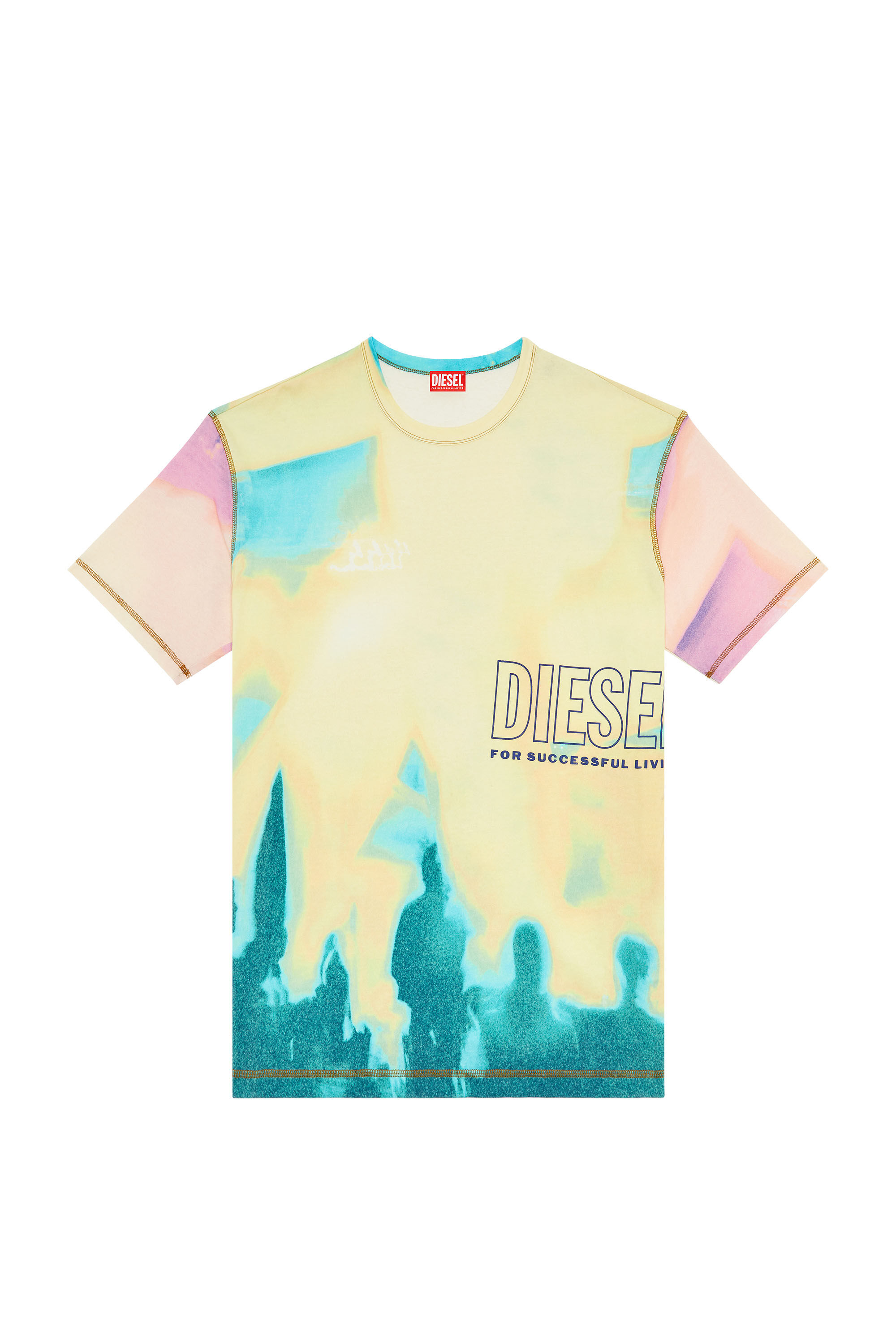 Diesel - T-WASH-COLOR, Yellow - Image 2