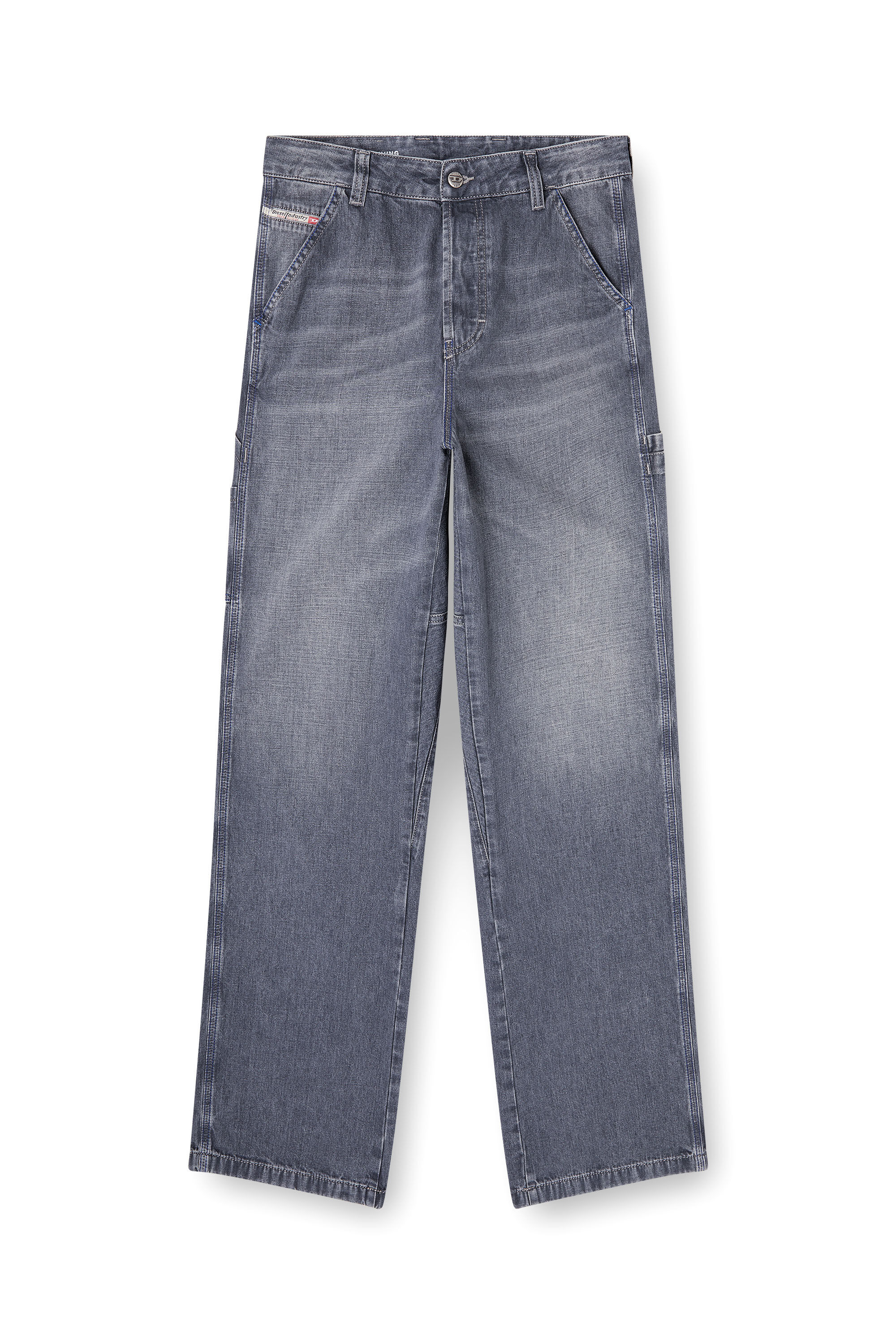 Diesel - Man's Relaxed Jeans D-Livery 09N83, Grey - 2