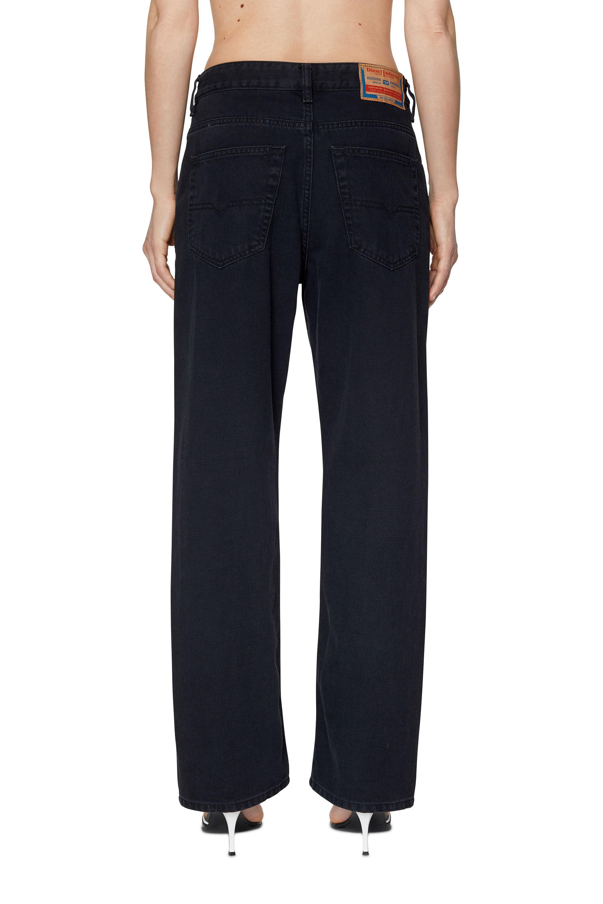 Diesel - 1999 D-Reggy Z09RL Straight Jeans, Black/Dark grey - Image 4