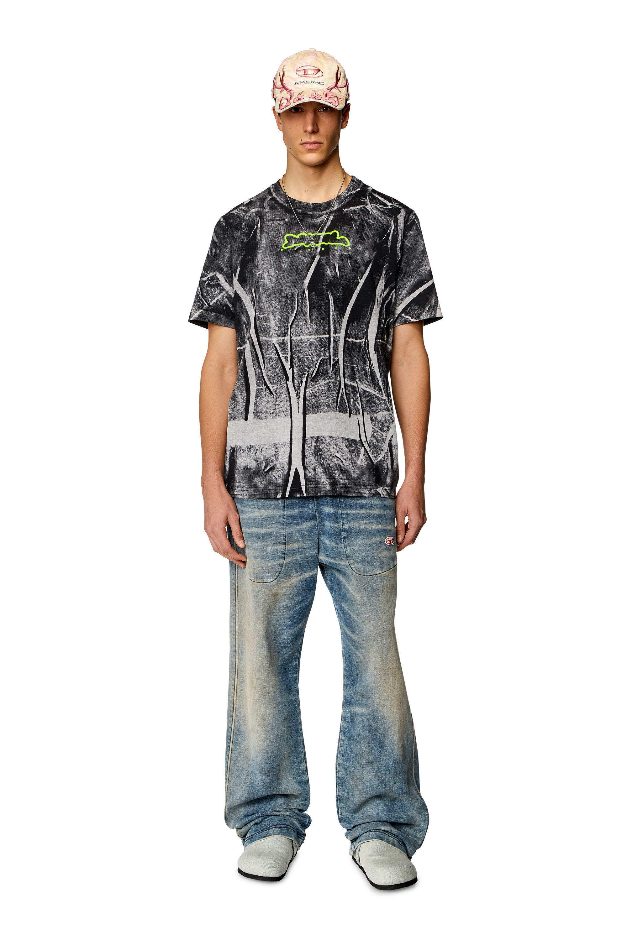 Diesel - T-JUST-N3, Black/Grey - Image 1