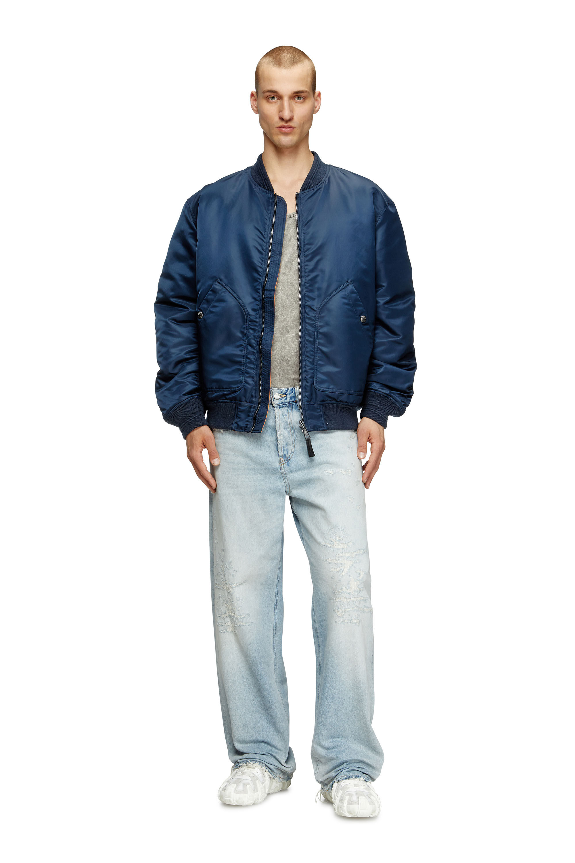 Diesel - Man's Relaxed Jeans 2001 D-Macro 09M53, Light Blue - 1
