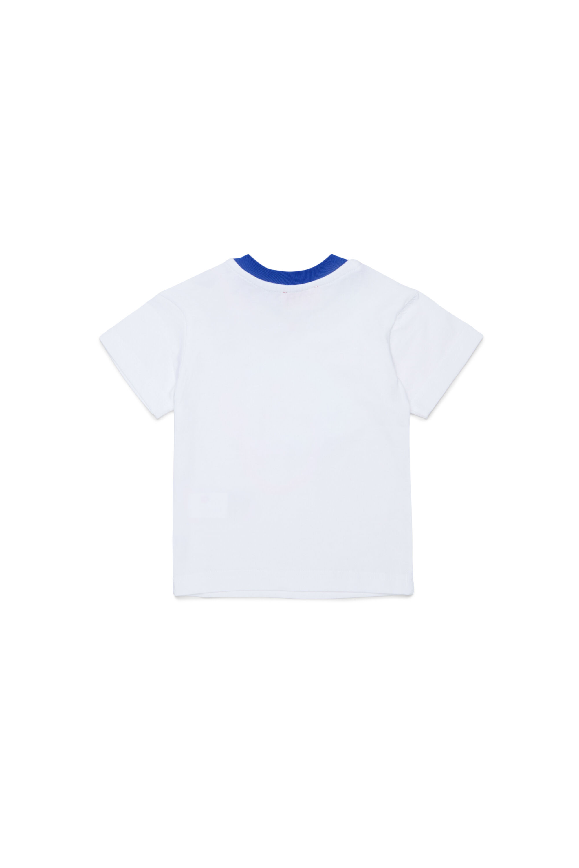 Diesel - TOKEYB, Man's Cotton T-shirt with monkey print in White - 2