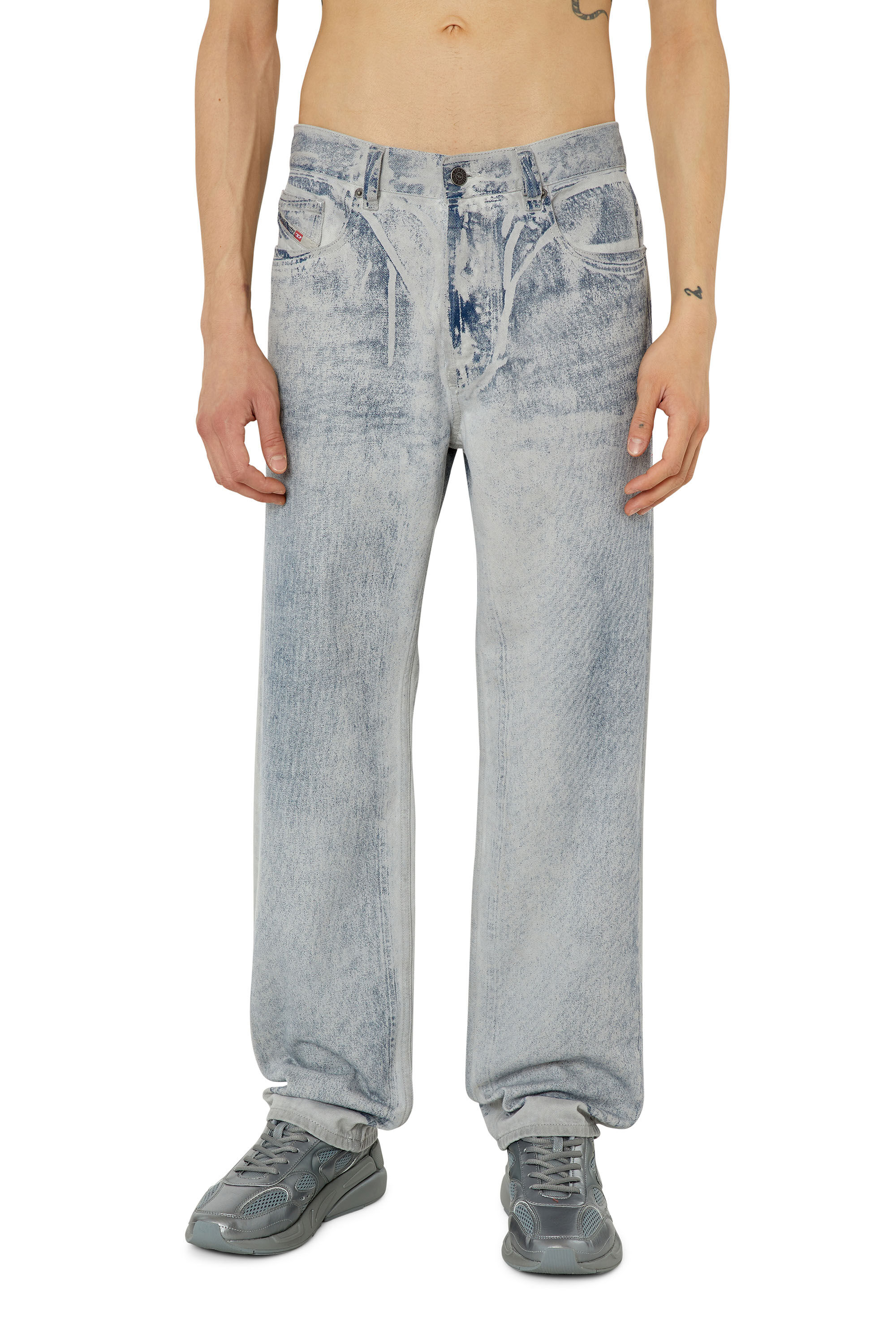 Diesel - 2010 D-Macs 09F23 Straight Jeans, Light Grey - Image 3