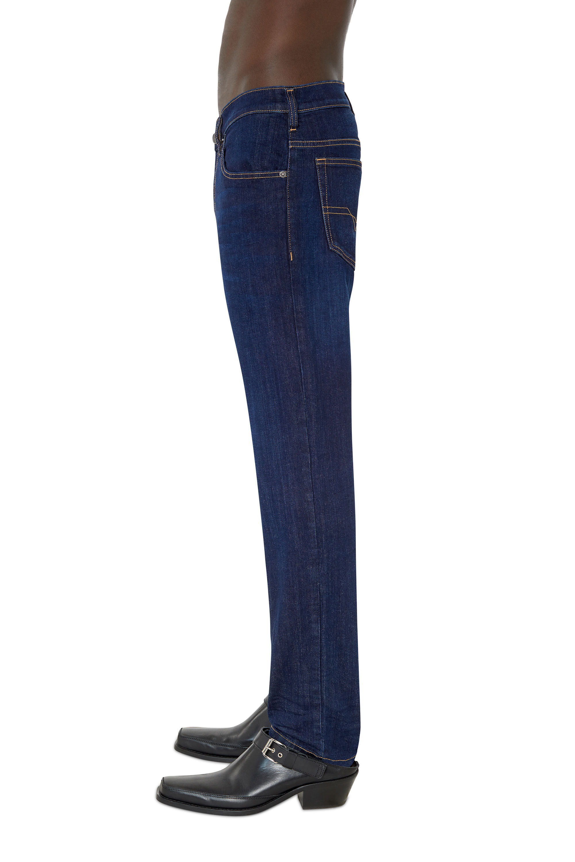 Diesel - D-Yennox 0IHAQ Tapered Jeans, Dark Blue - Image 5