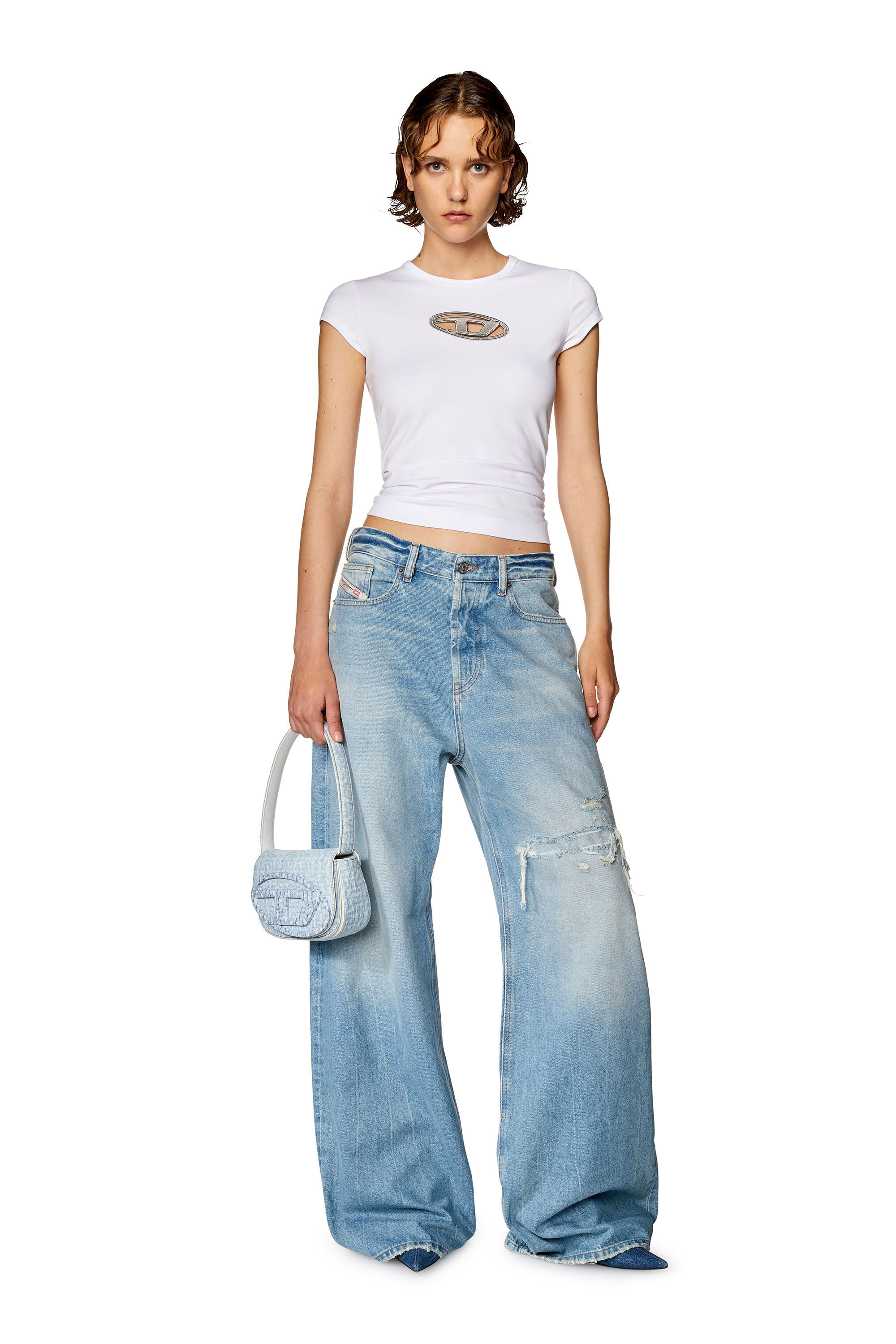 Diesel - 1996 D-Sire 09E25 Straight Jeans, Light Blue - Image 1