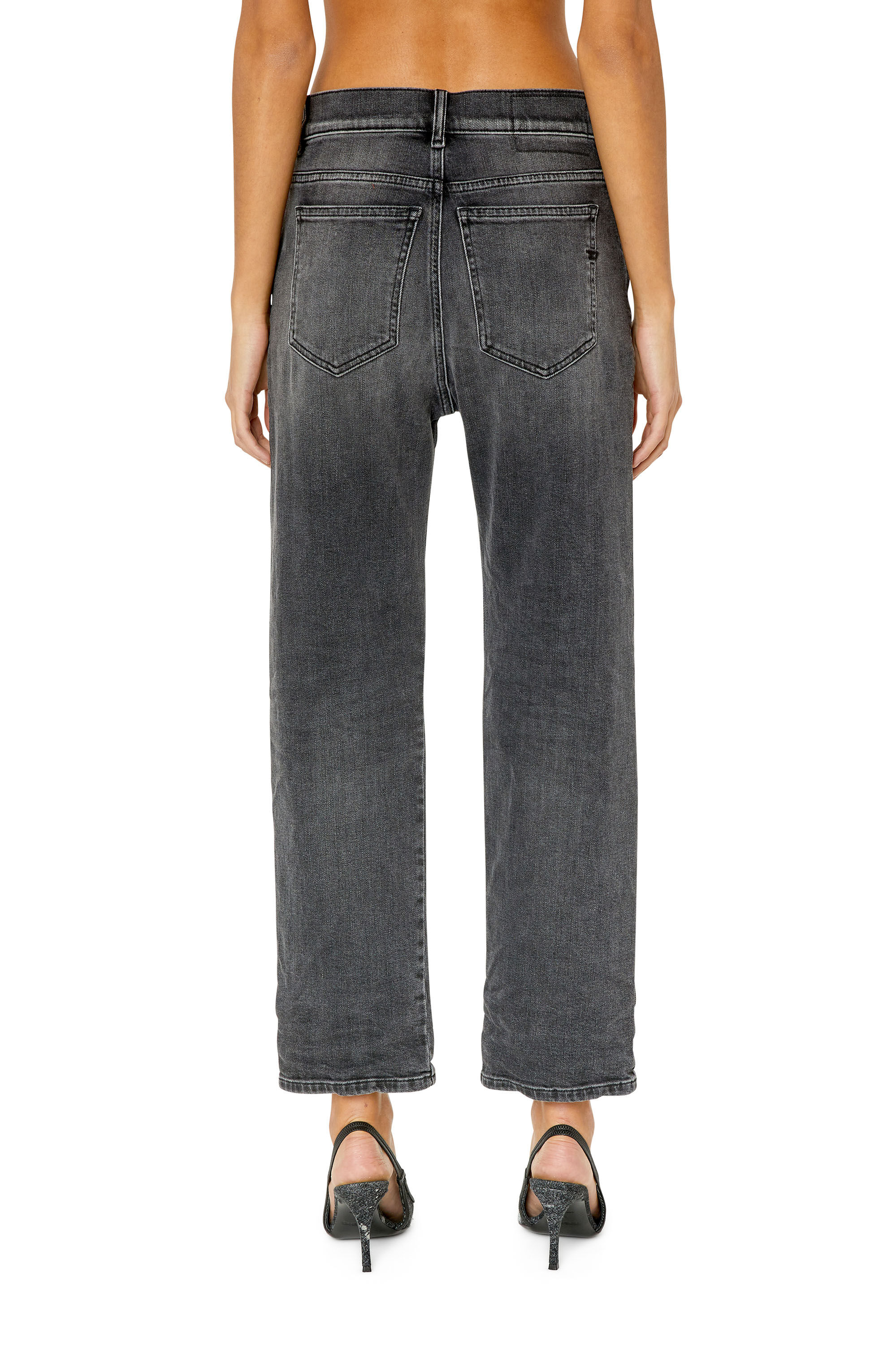 Diesel - Boyfriend Jeans 2016 D-Air 09E94, Black/Dark grey - Image 4