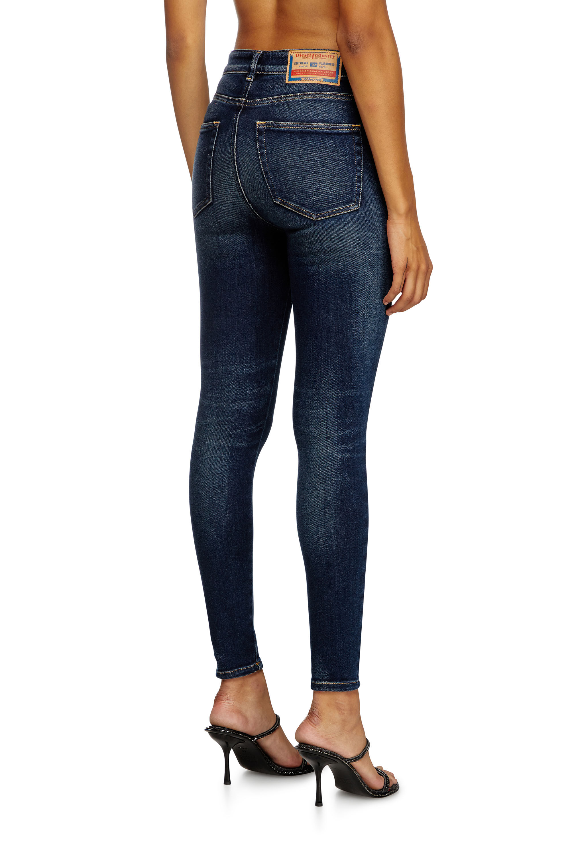 Diesel - Woman's Super skinny Jeans 1984 Slandy-High 09J11, Dark Blue - 4