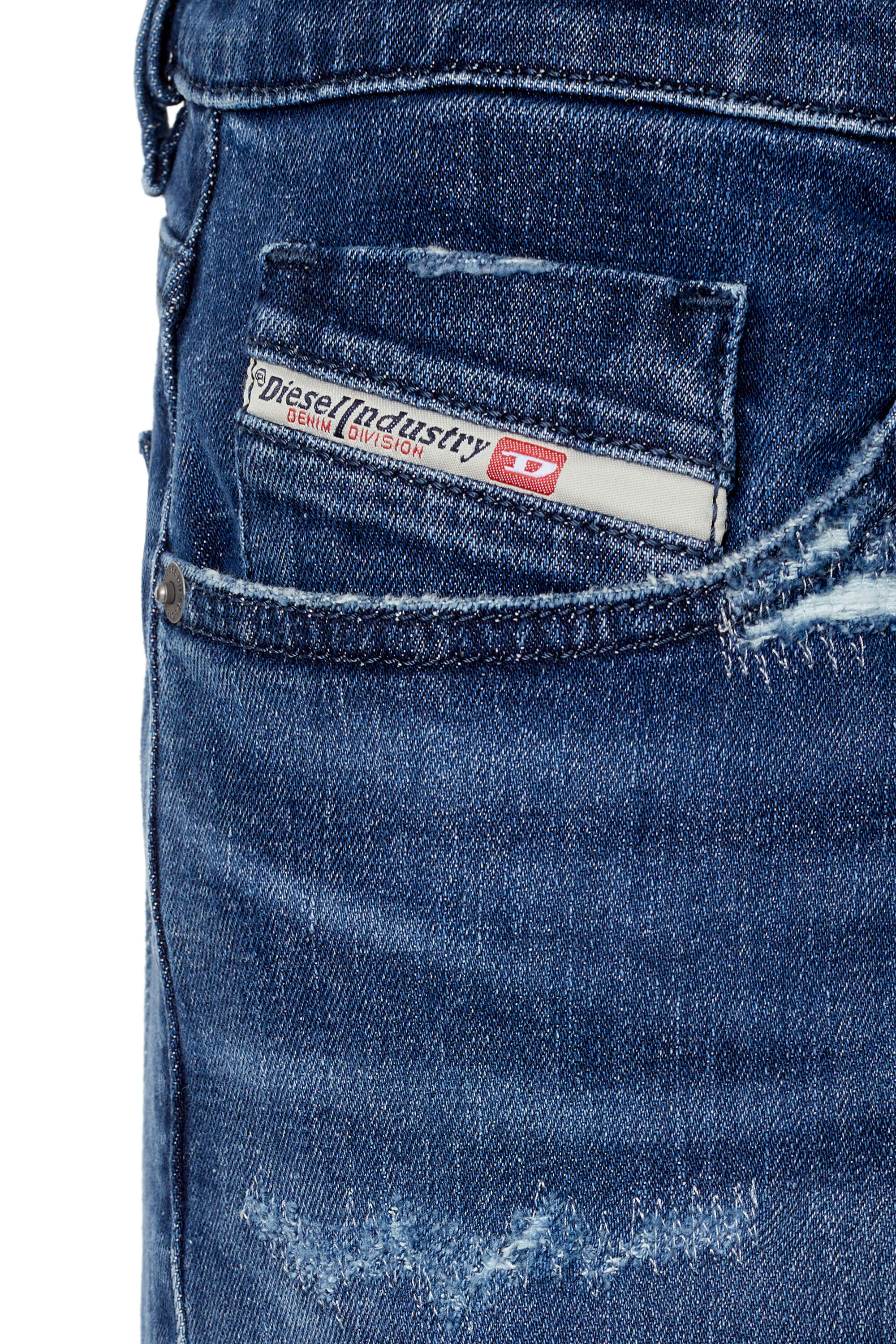 Diesel - 2019 D-Strukt 09F55 Slim Jeans, Medium blue - Image 6