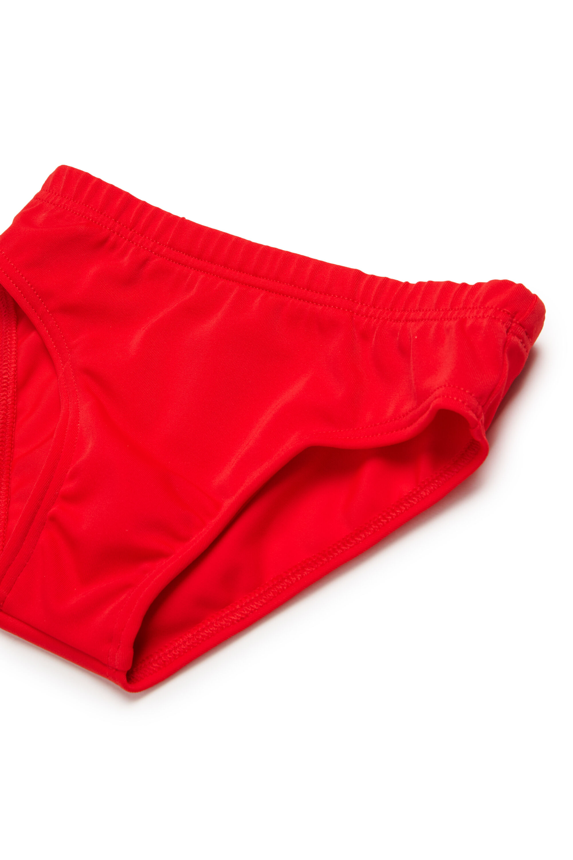 Diesel - MILIB, Man's Swim briefs with Diesel print in Red - 3