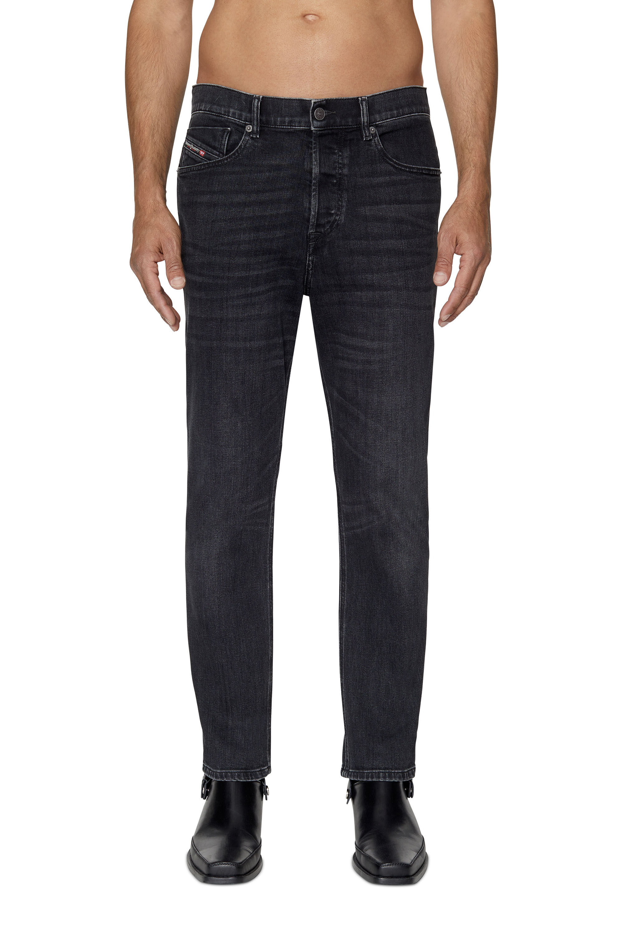 Diesel - Tapered Jeans 2005 D-Fining 09B83, Black/Dark grey - Image 3