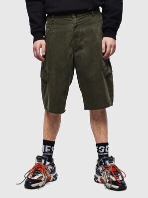 D-KRETT-SHORT JOGGJEANS, Military Green - Shorts
