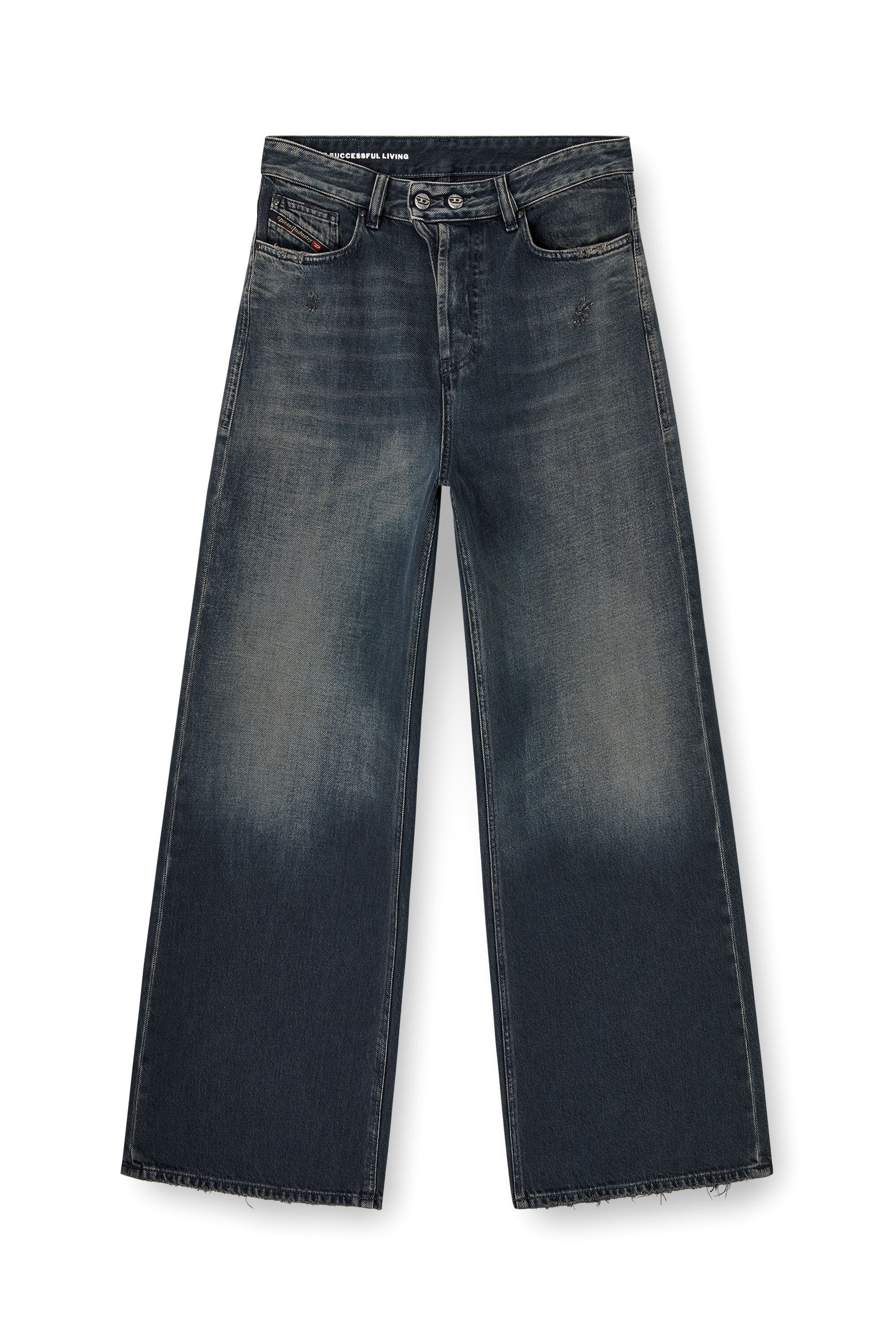 Diesel - Unisex's Relaxed Jeans 1996 D-Sire 09N67, Dark Blue - 6