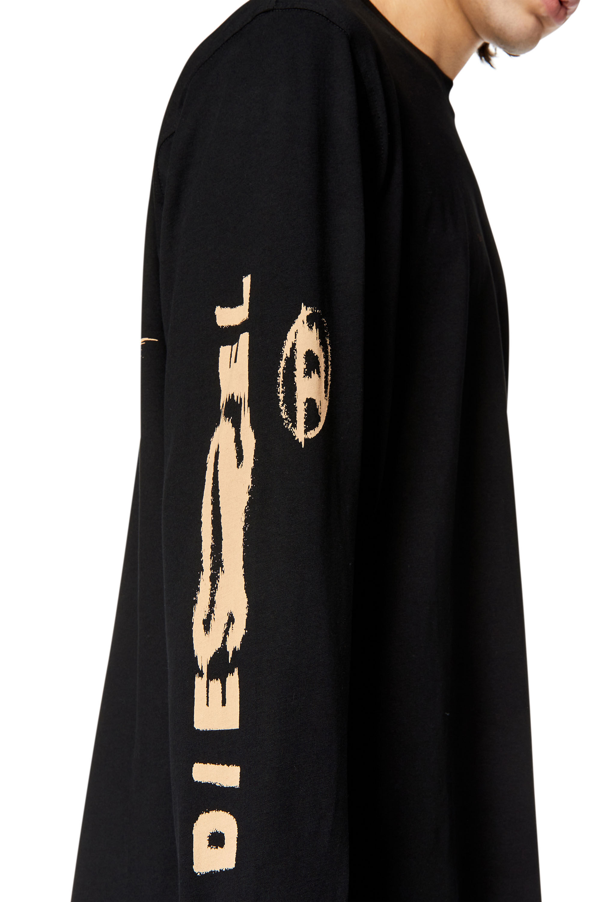 Diesel - T-JUST-LS-G3, Black - Image 5