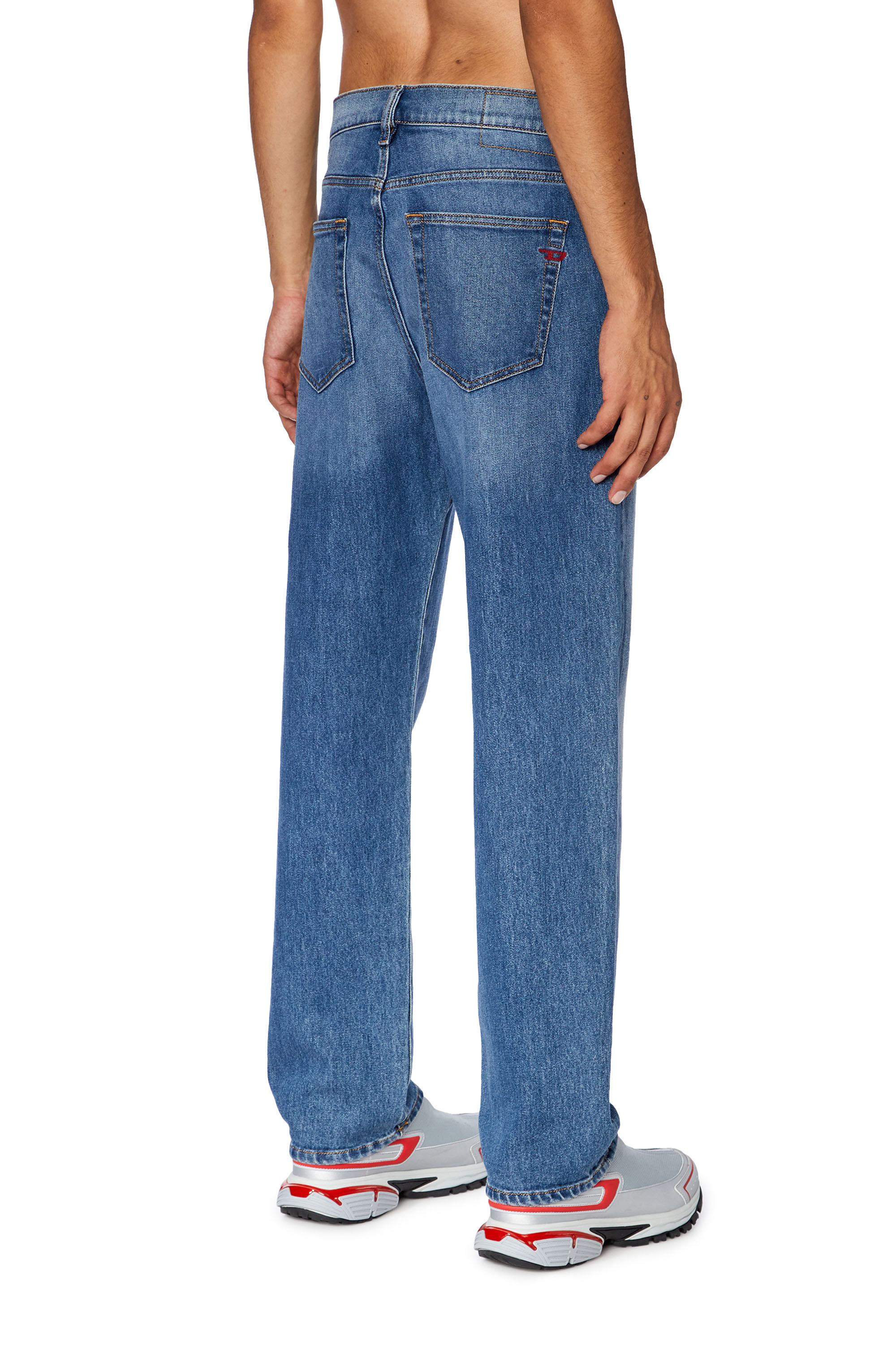 Diesel - Straight Jeans 2020 D-Viker 09F82, Medium blue - Image 4