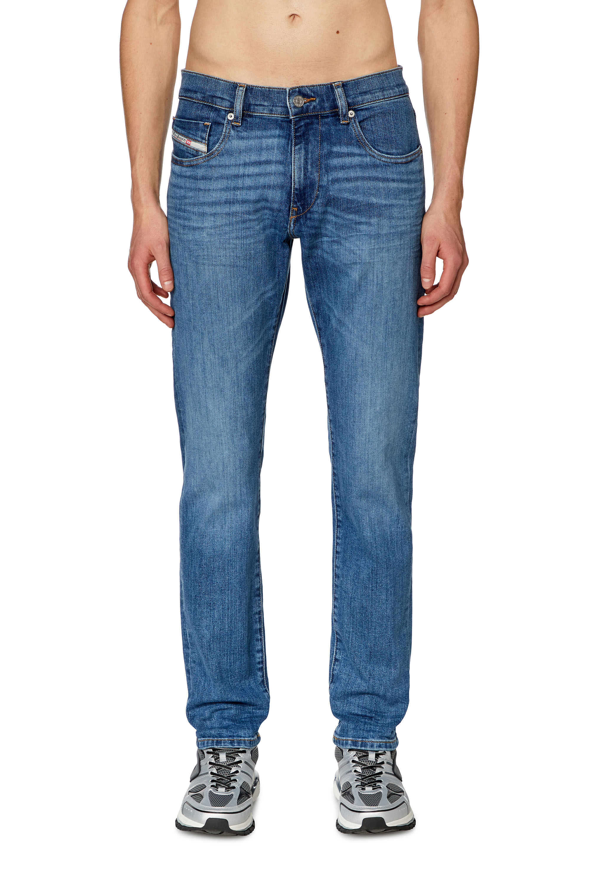 Diesel - Man Slim Jeans 2019 D-Strukt 0KIAL, Light Blue - Image 2