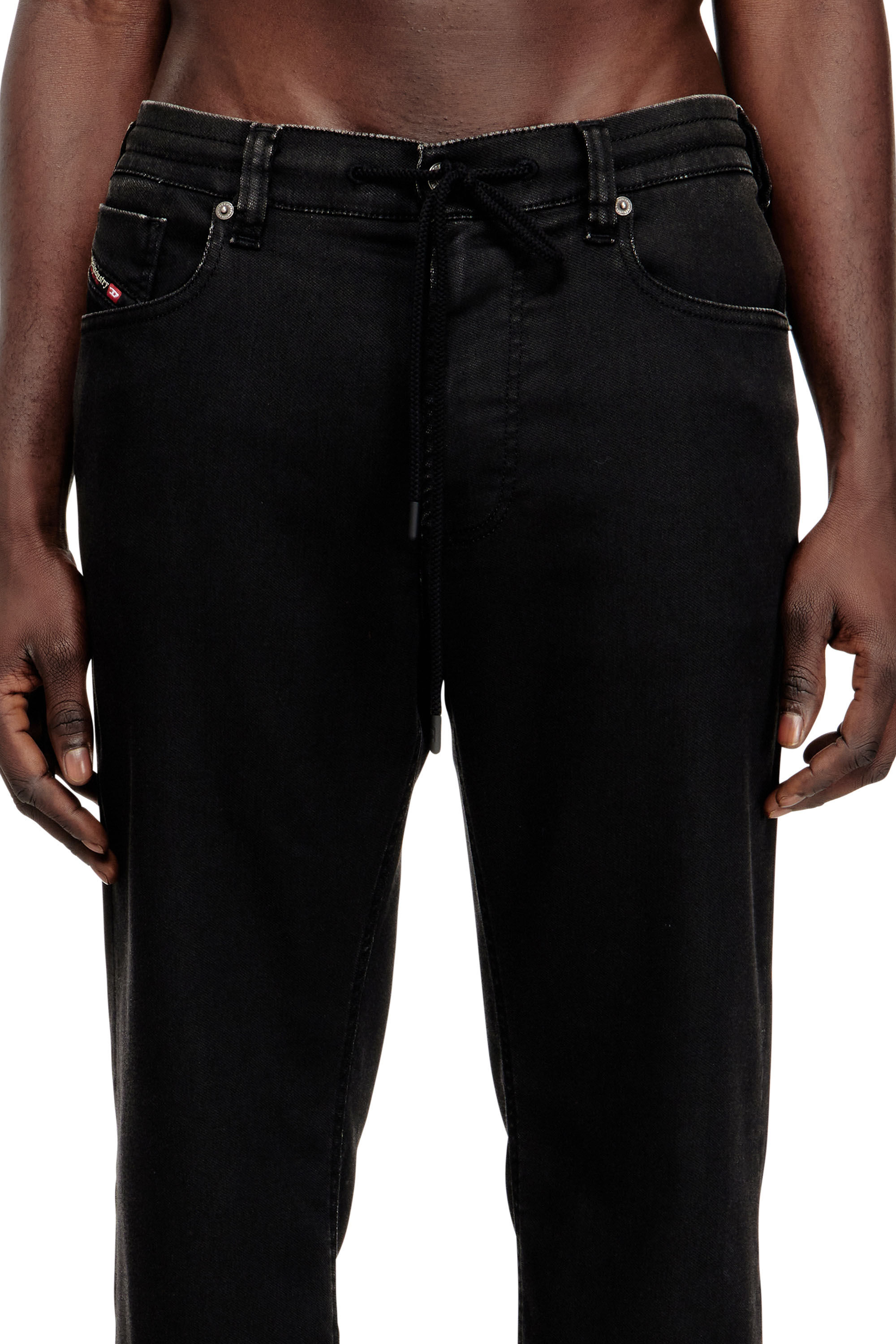 Diesel - Man's Relaxed 2080 D-Reel Joggjeans® 09N90, Black/Dark grey - 5