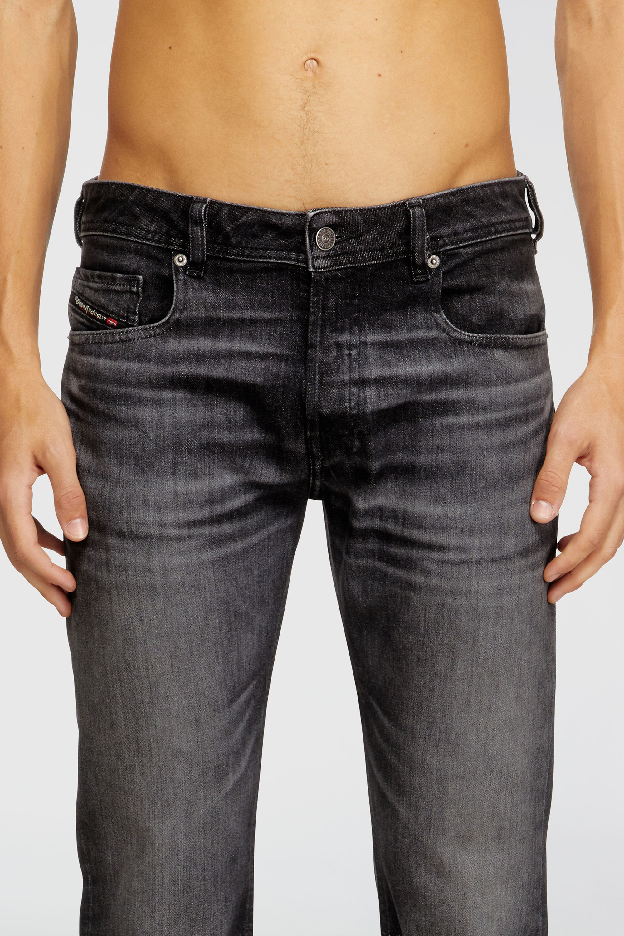Diesel - Man's Bootcut Jeans 2007 Zatiny 09N48, Black/Dark grey - 7