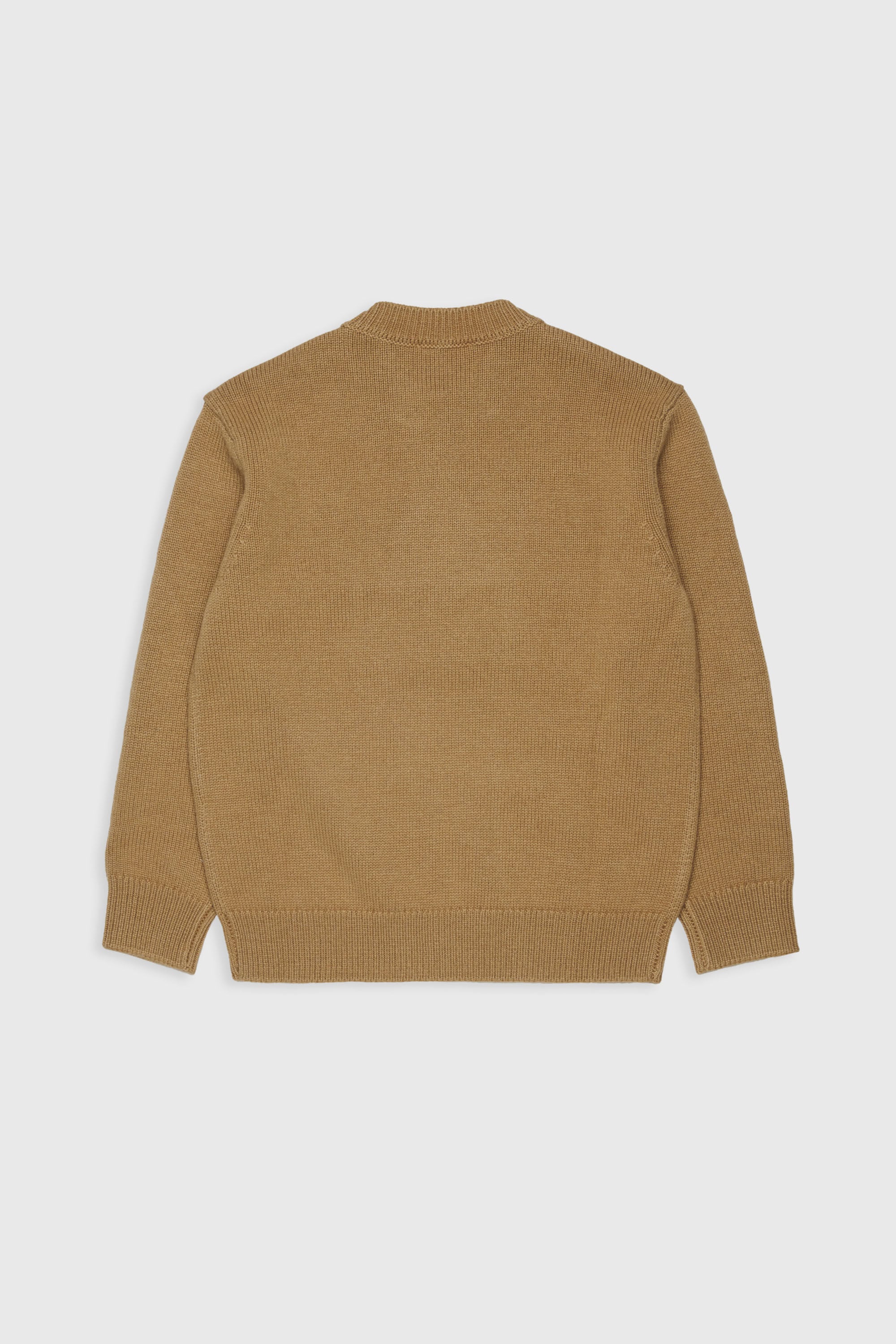 Diesel - KONZI OVER, Man's Cashmere-enriched jumper with destroyed logo in Brown - 2