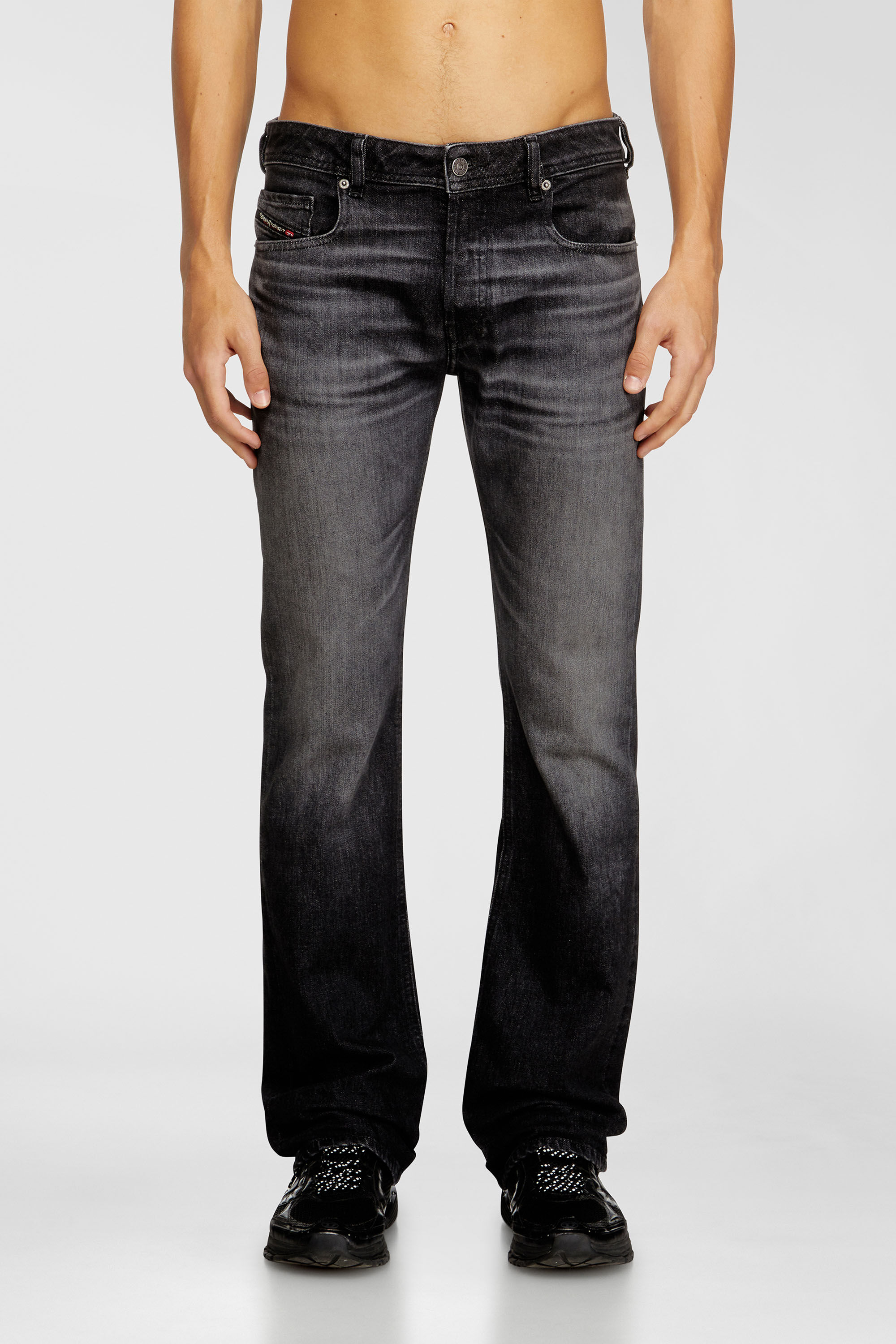 Diesel - Man's Bootcut Jeans 2007 Zatiny 09N48, Black/Dark grey - 4