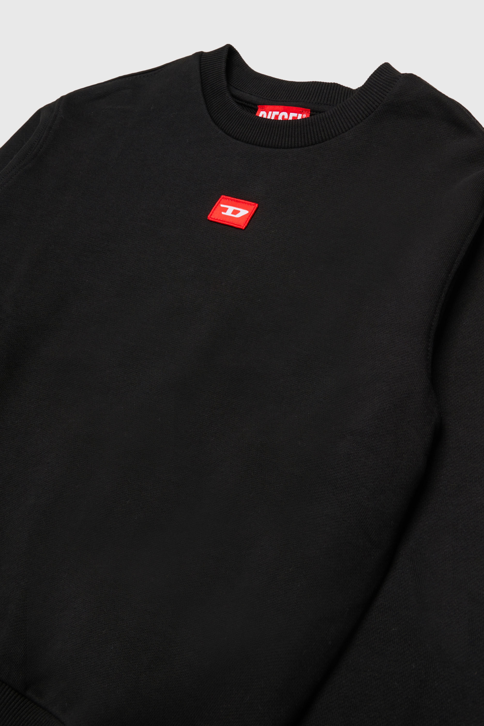 Diesel - SXGIN OVER, Unisex's Sweatshirt small logo patch in Black - 3