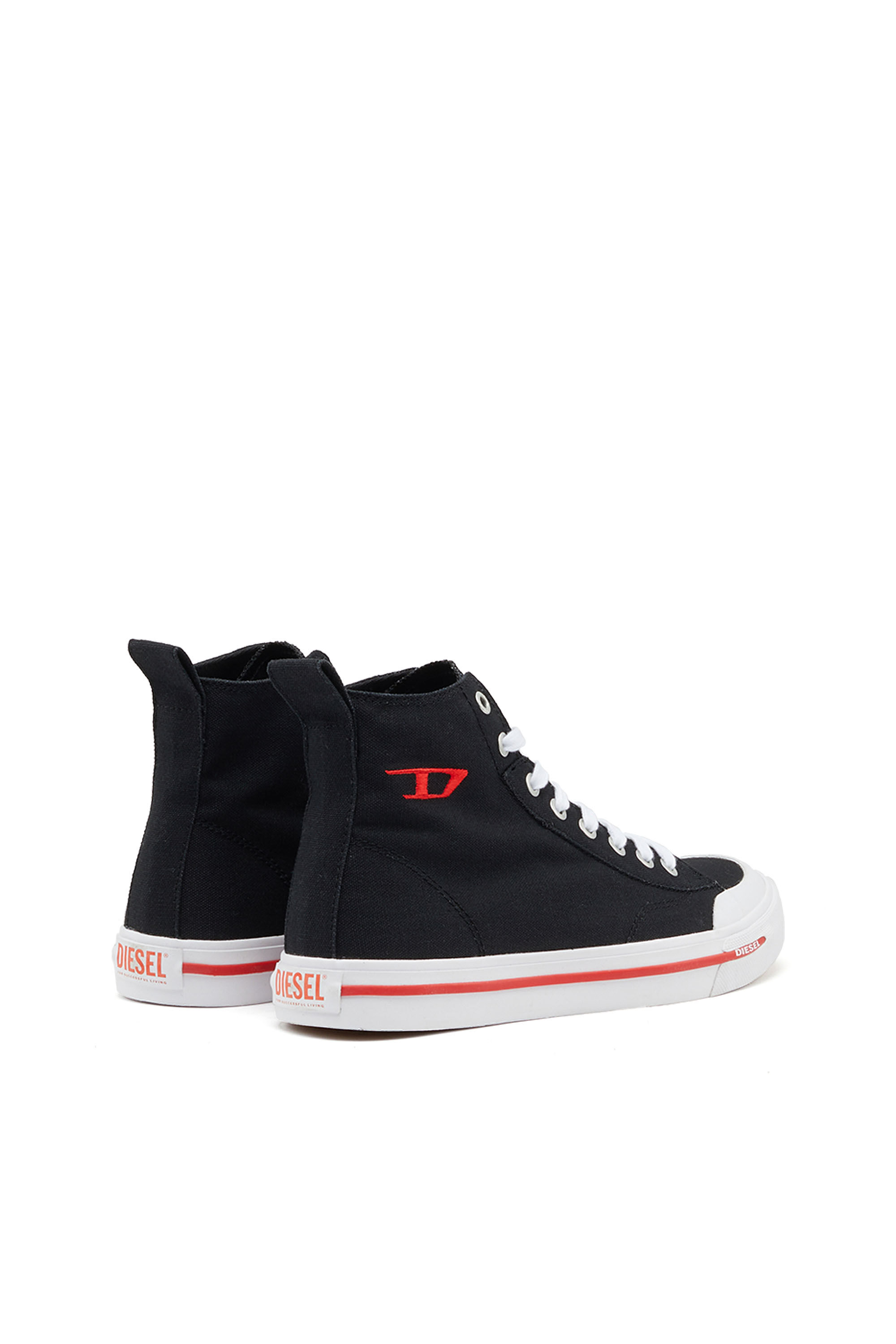 canvas sneakers with oval patch | Diesel