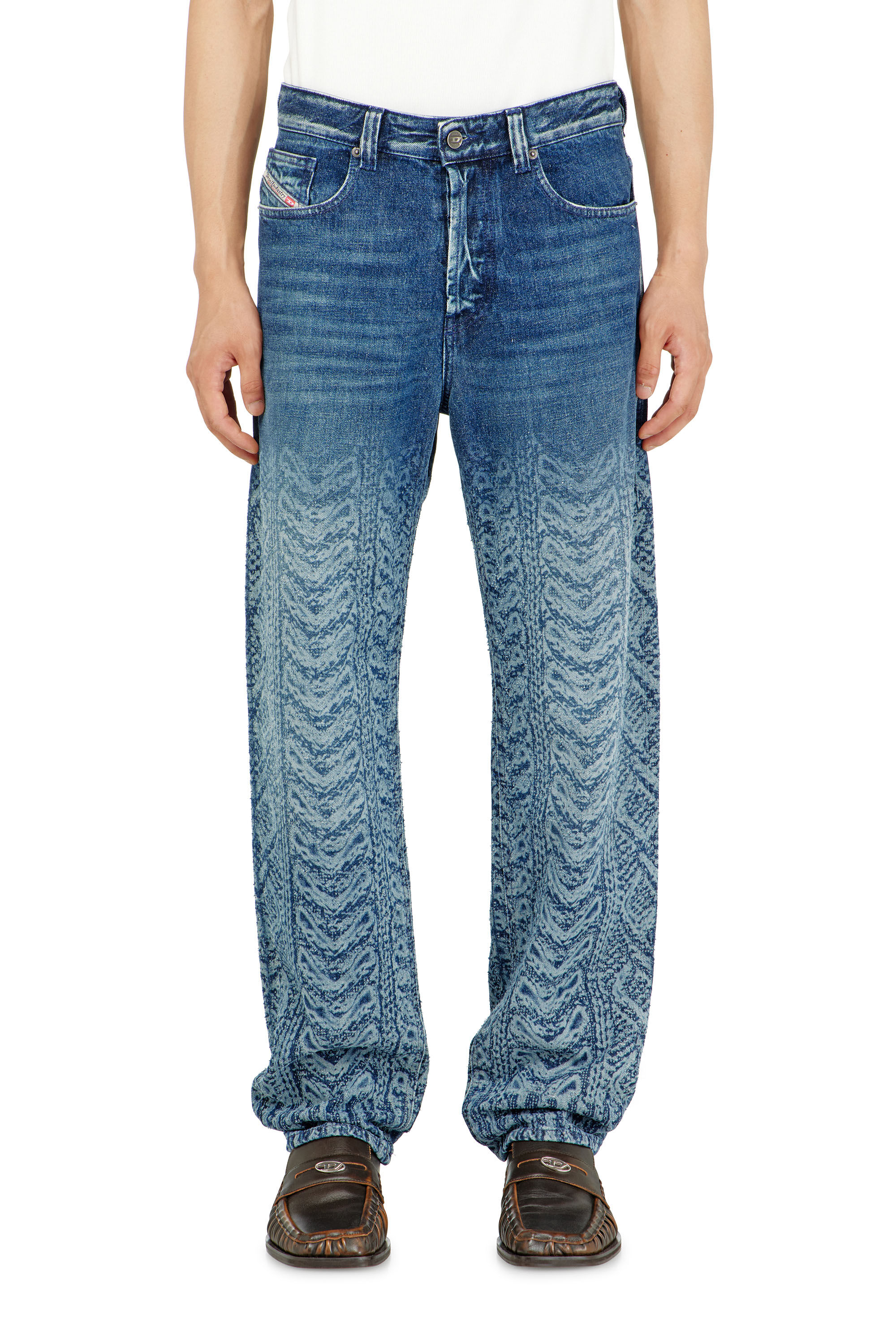 Diesel - Man's Regular Jeans 2024 D-Macs 007EV, Dark Blue - 4